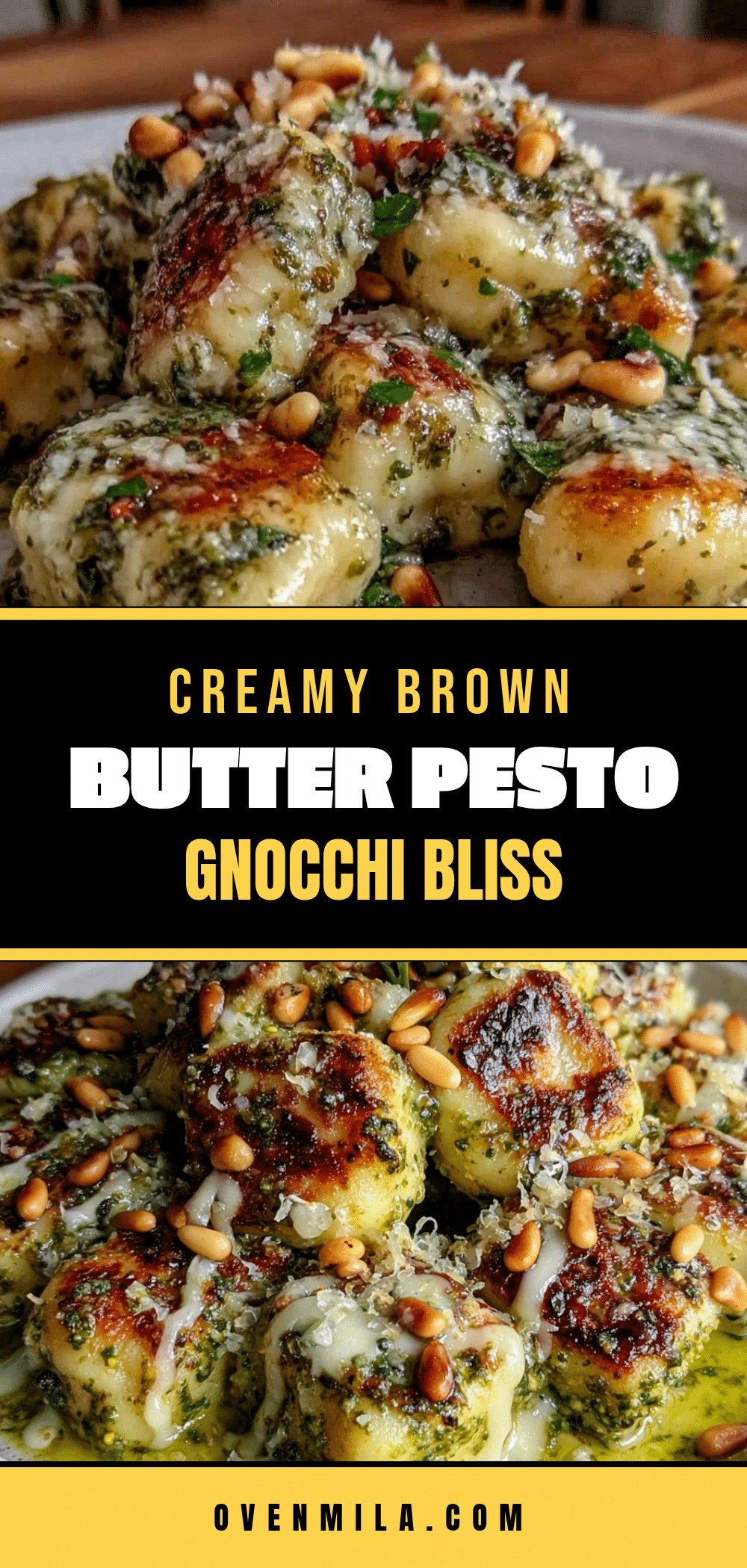brown butter pesto gnocchi recipe