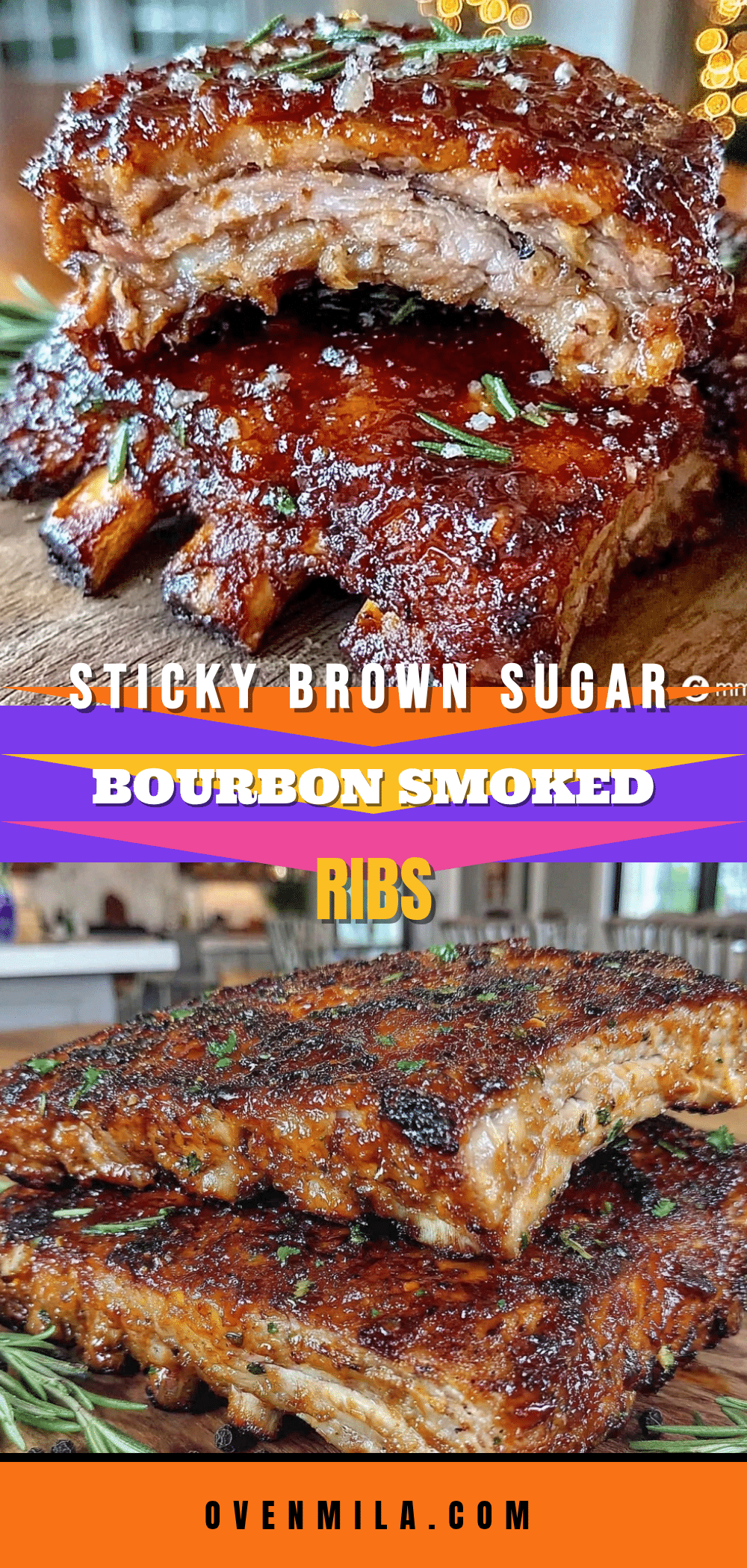 brown sugar bourbon smoked baby back ribs recipe