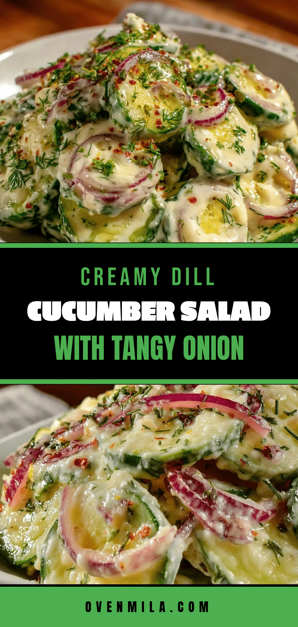 creamy dill cucumber salad recipe
