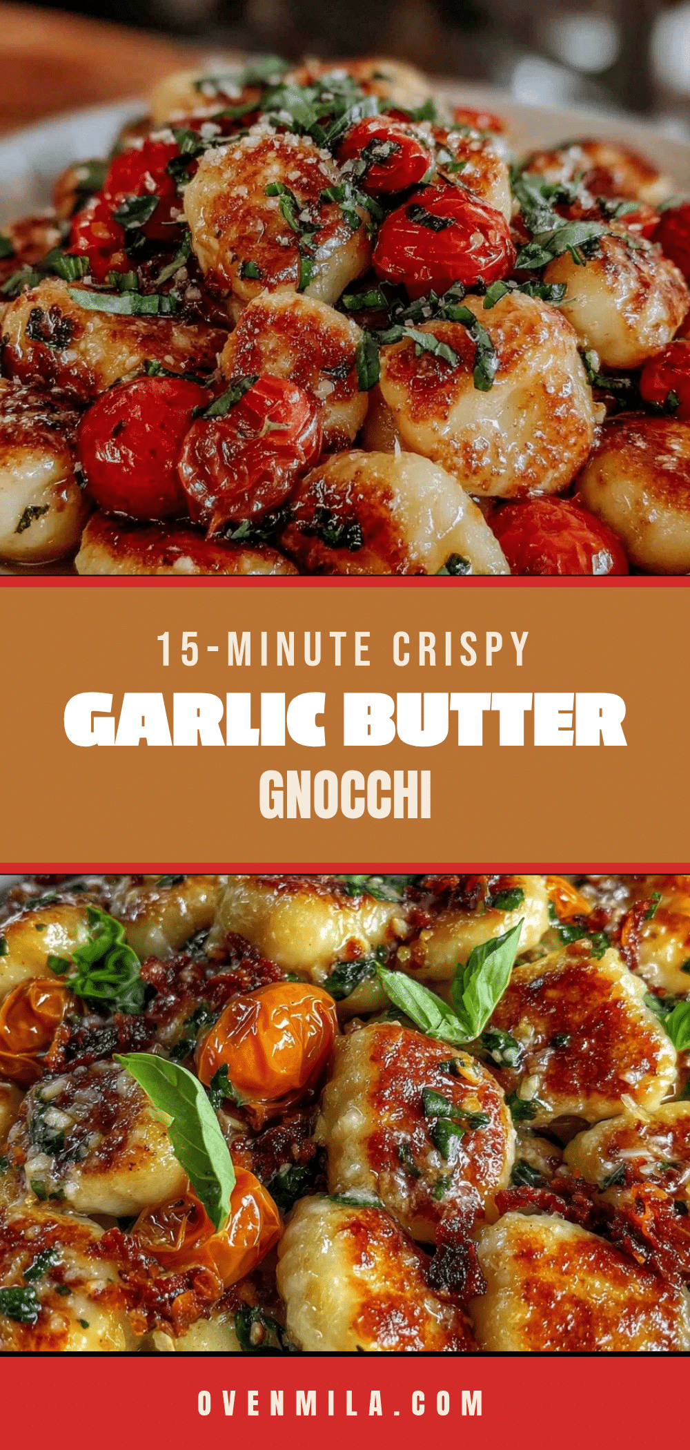 crispy garlic butter gnocchi recipe