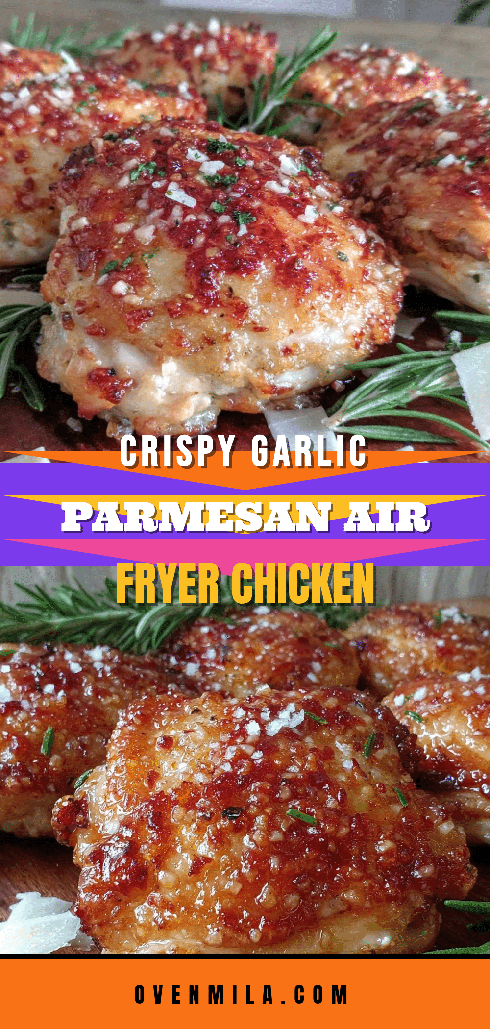 crispy garlic parmesan chicken thighs recipe