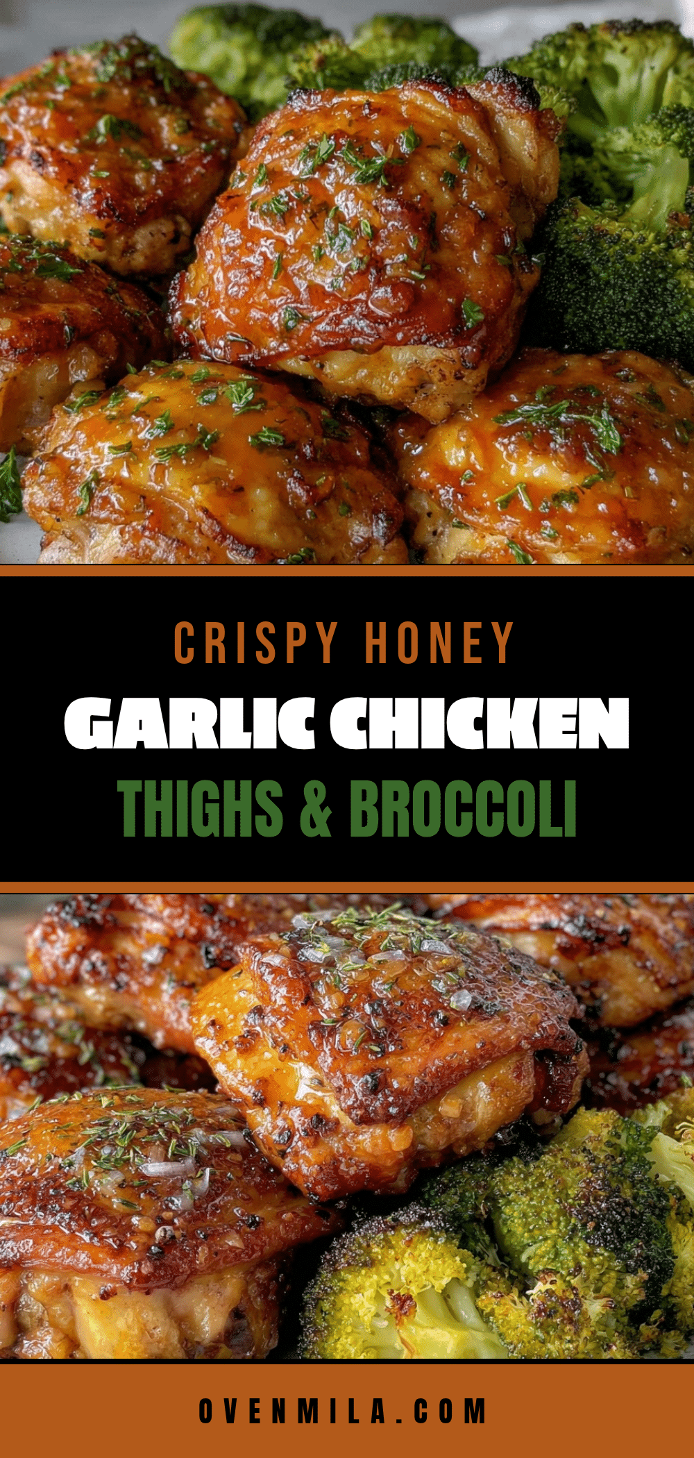 crispy honey garlic chicken thighs recipe