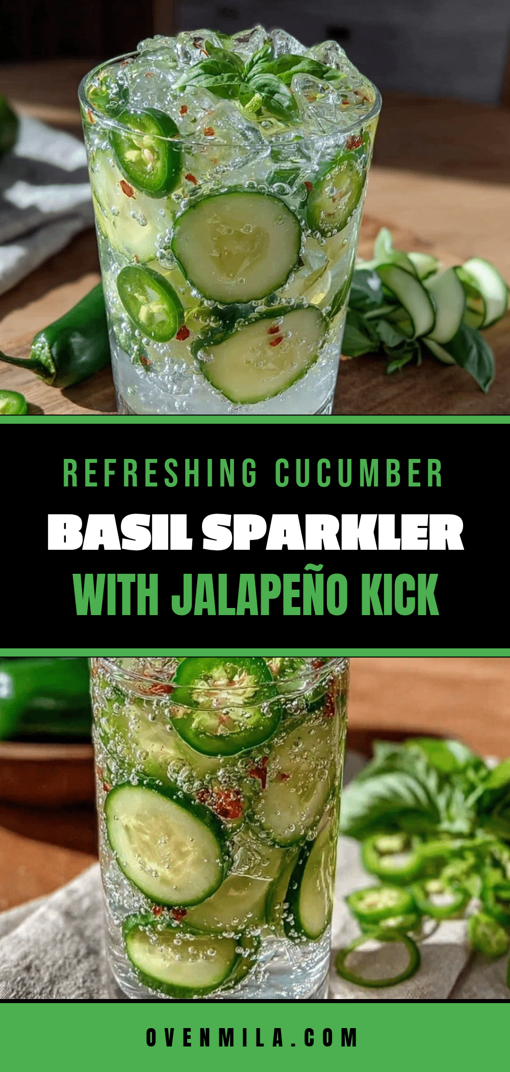 cucumber and basil sparkling water recipe