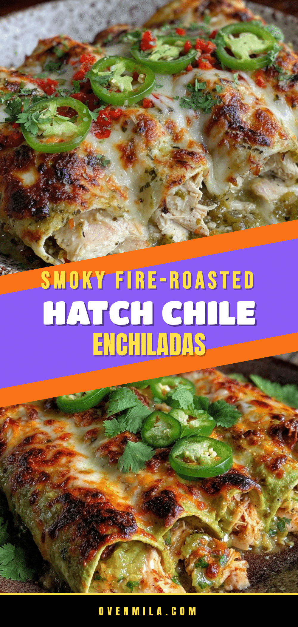 fire-roasted hatch chile green enchiladas recipe