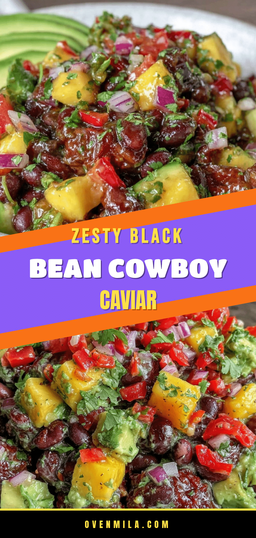 fresh black bean cowboy caviar recipe