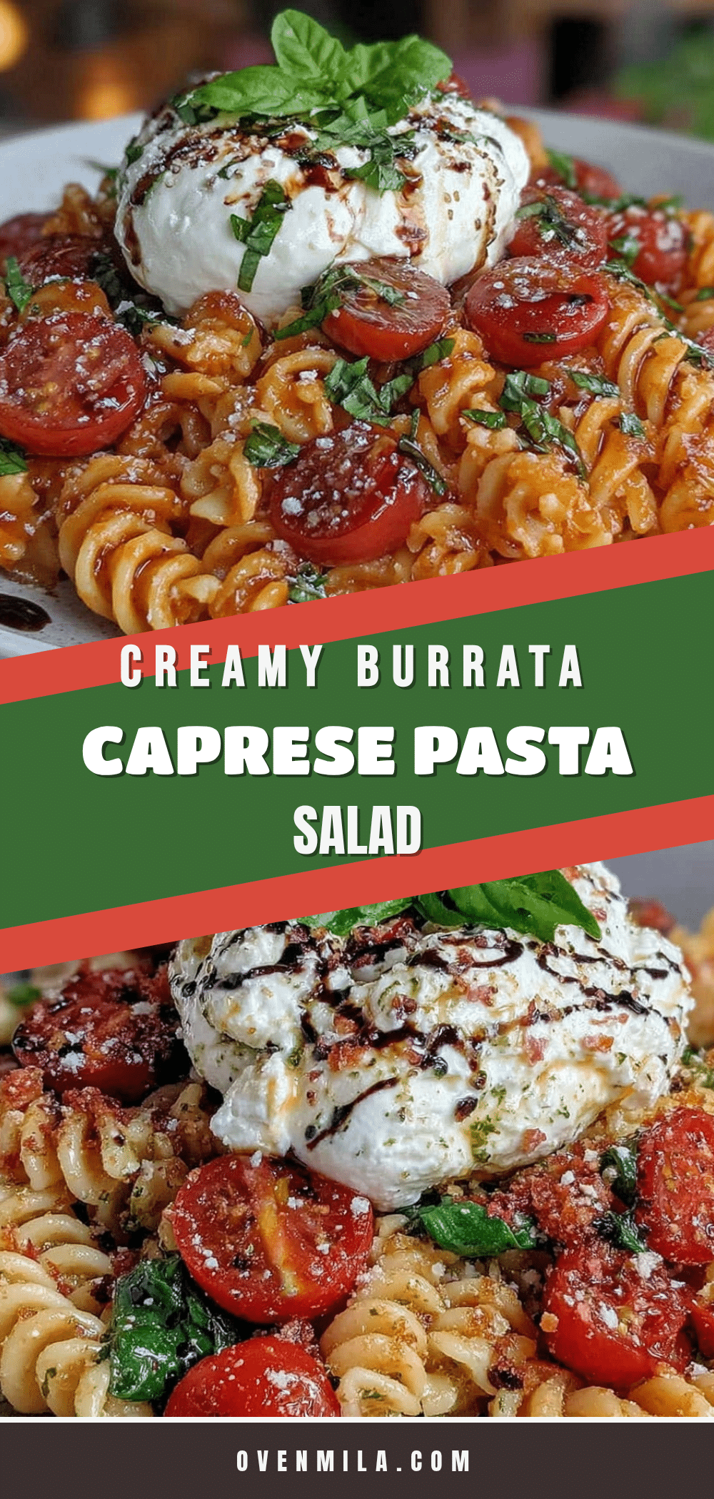 fresh caprese pasta salad recipe
