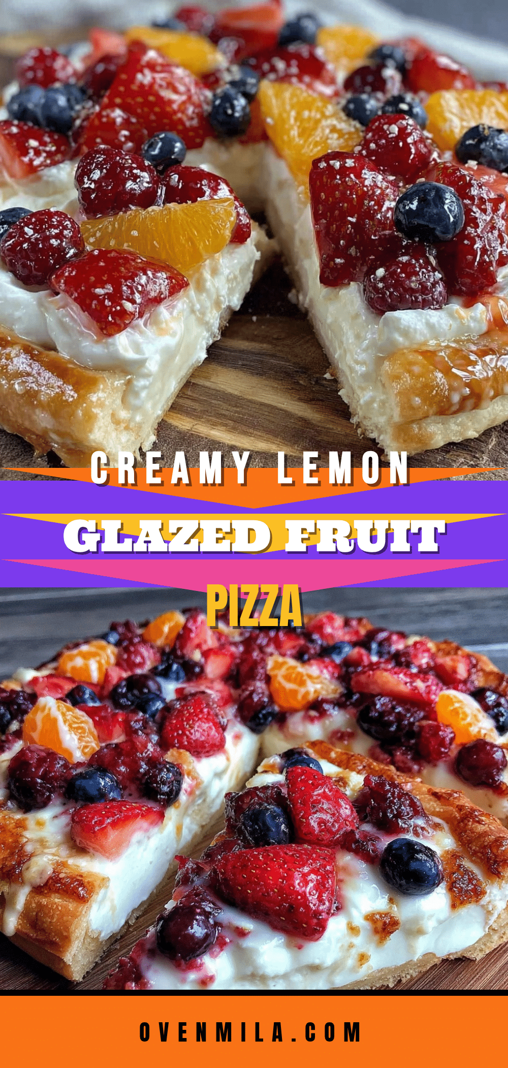 fresh cream cheese fruit pizza recipe