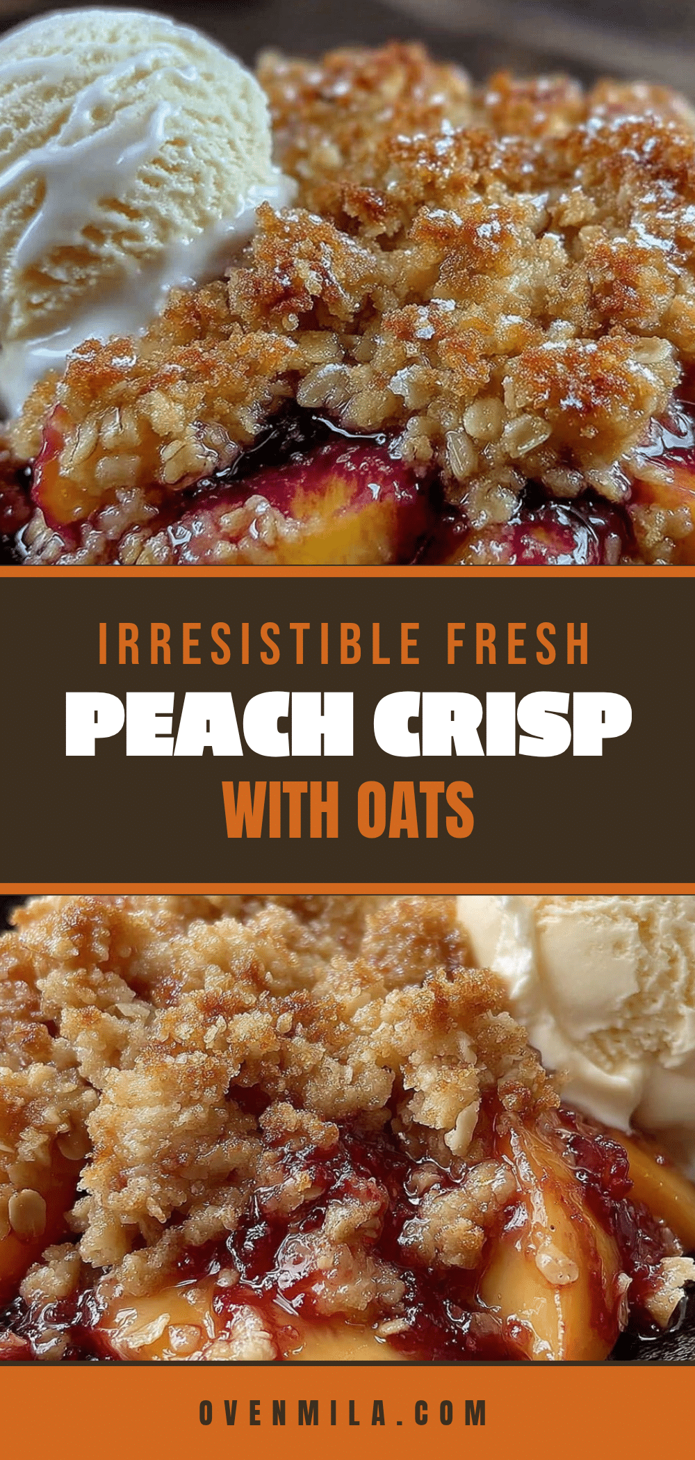fresh peach crisp recipe