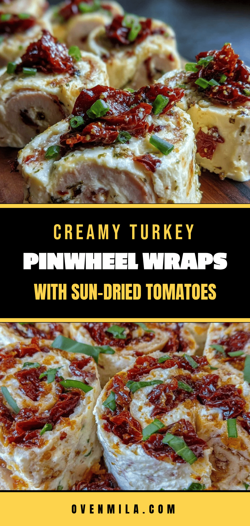 fresh turkey cream cheese pinwheel wraps recipe