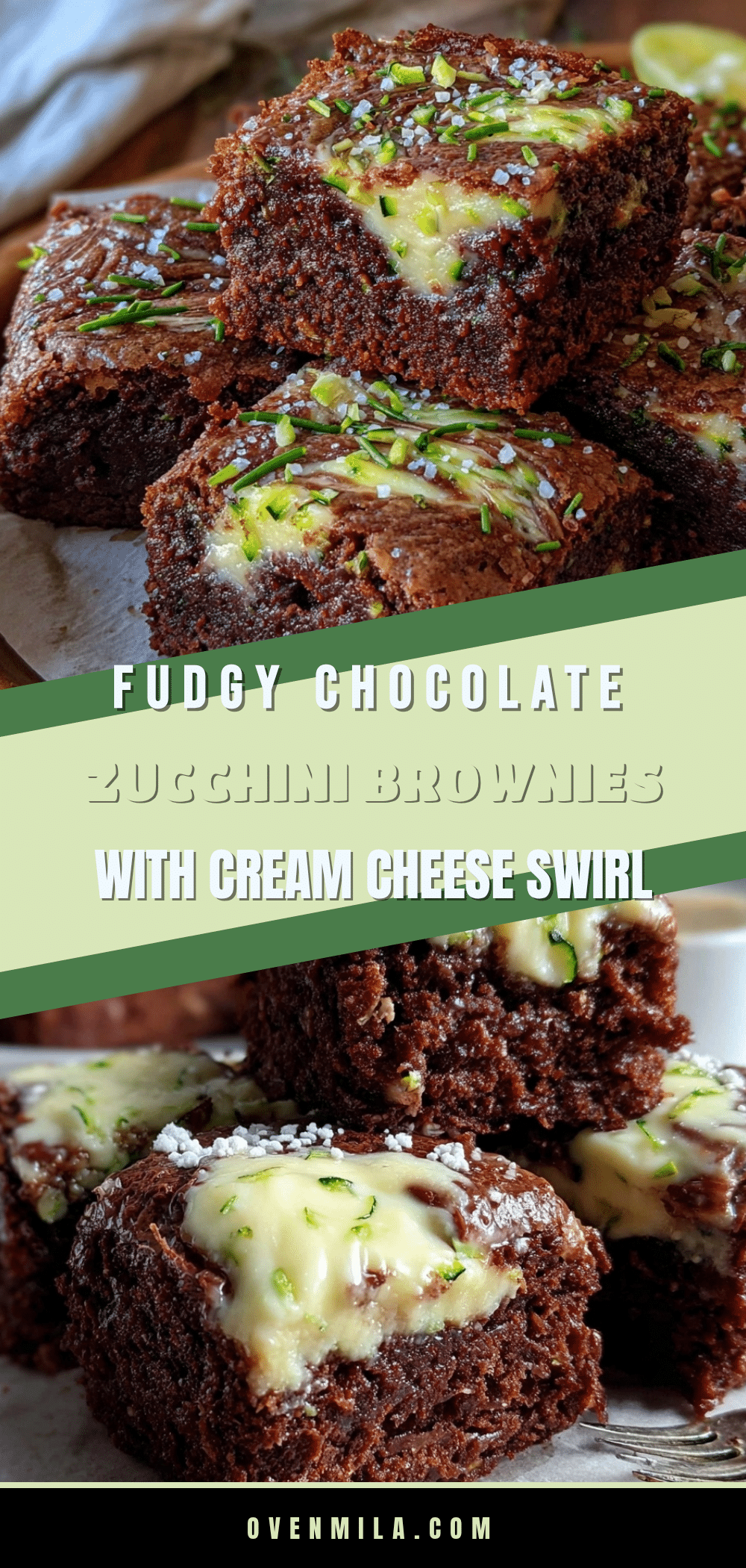 fudgy chocolate zucchini brownies recipe