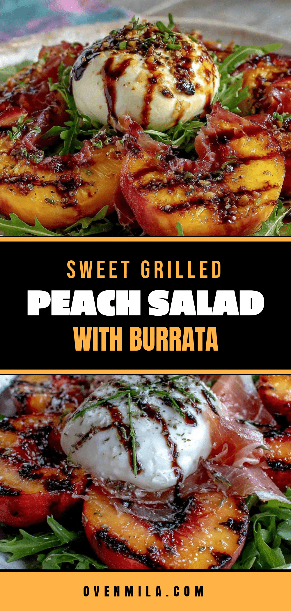 grilled peach salad recipe