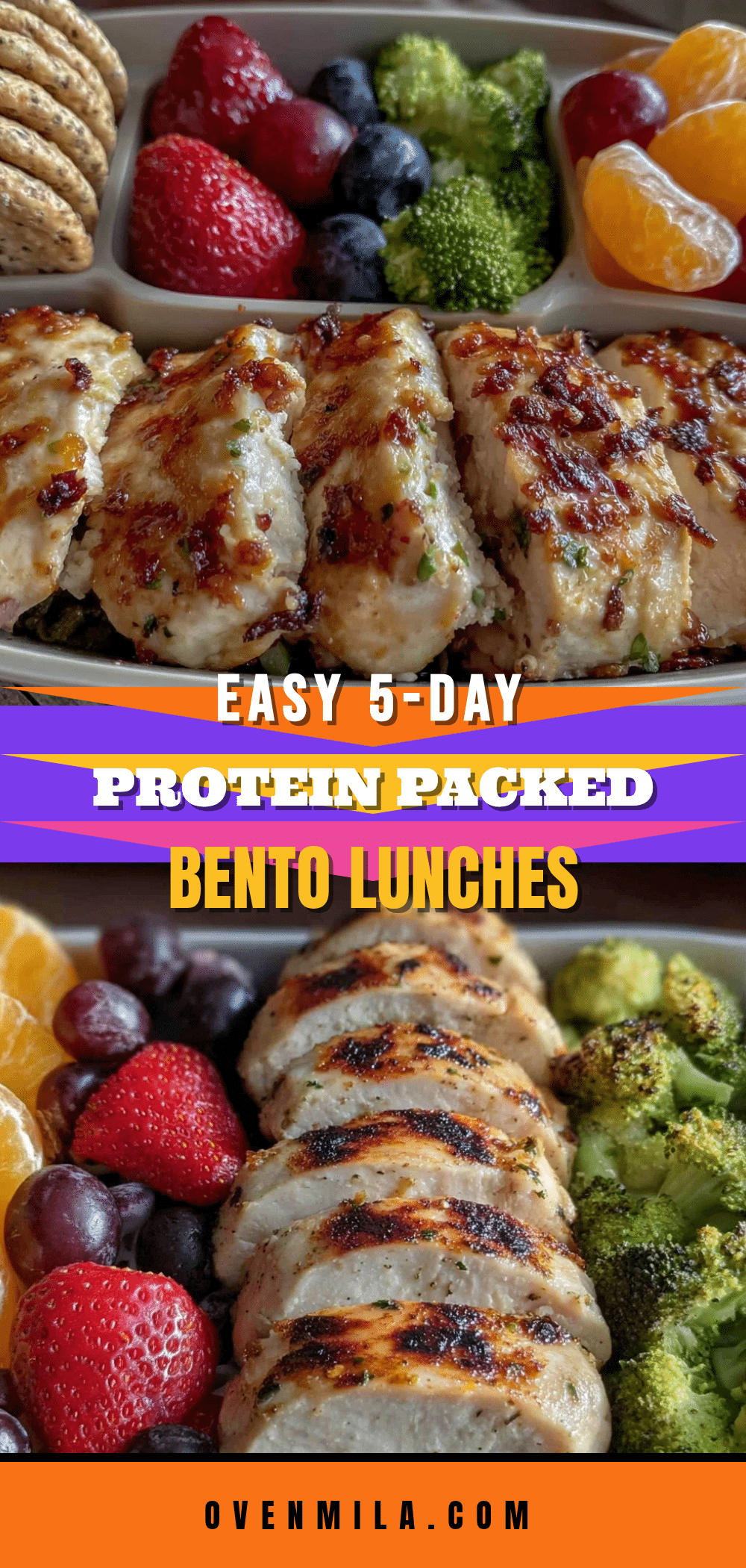 healthy 5-day bento box meal prep recipe