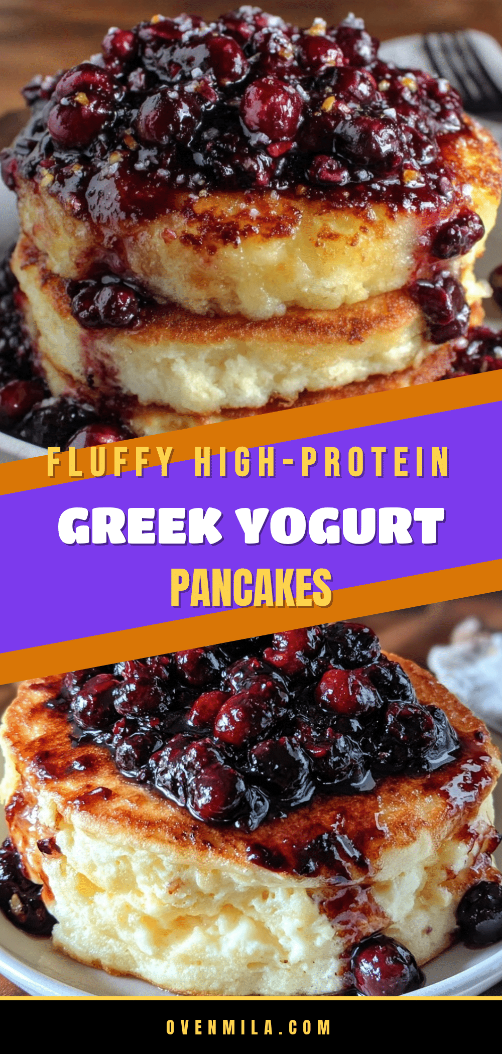 high-protein Greek yogurt pancakes recipe