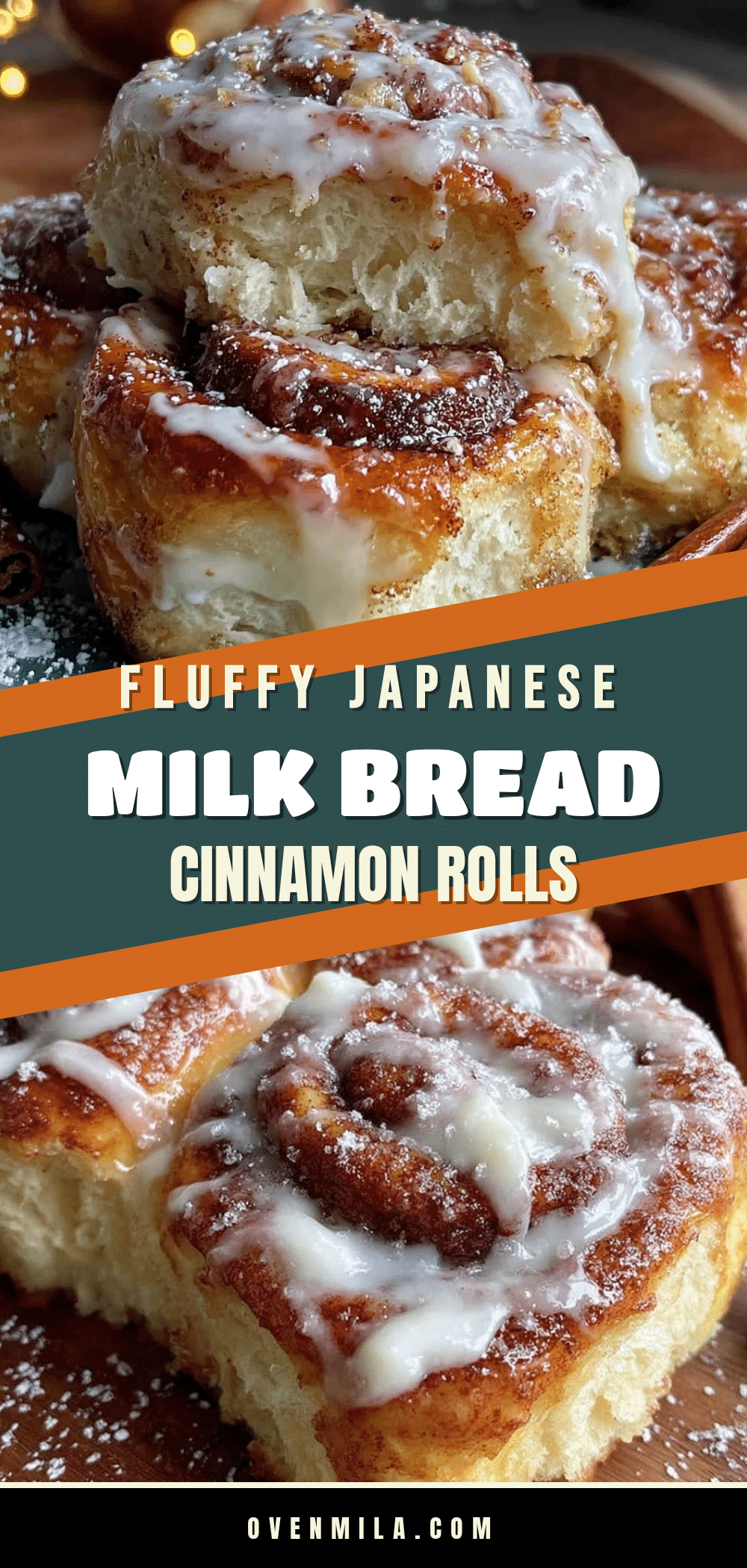Japanese milk bread cinnamon rolls recipe
