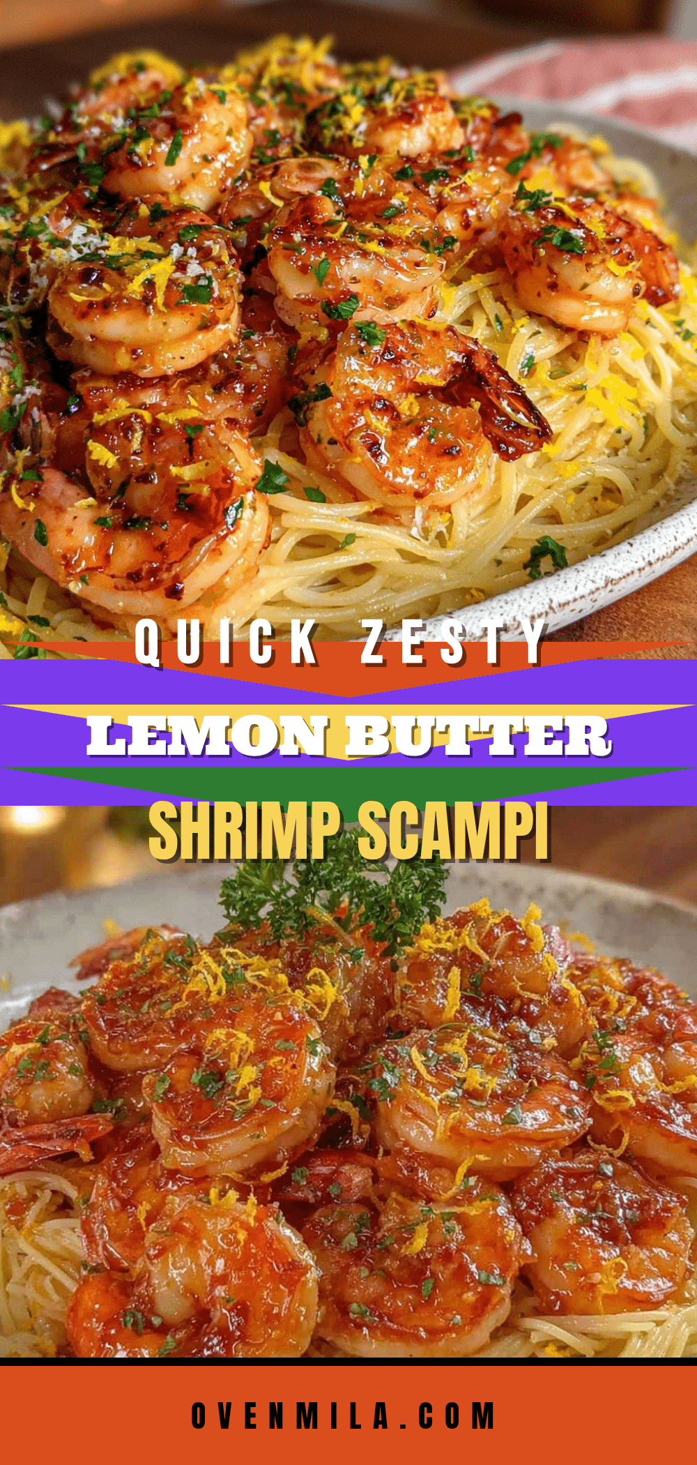lemon butter shrimp scampi recipe