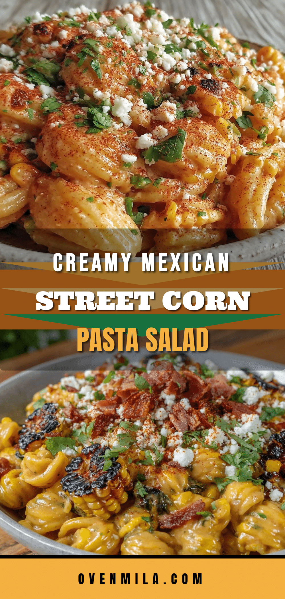 mexican street corn pasta salad recipe