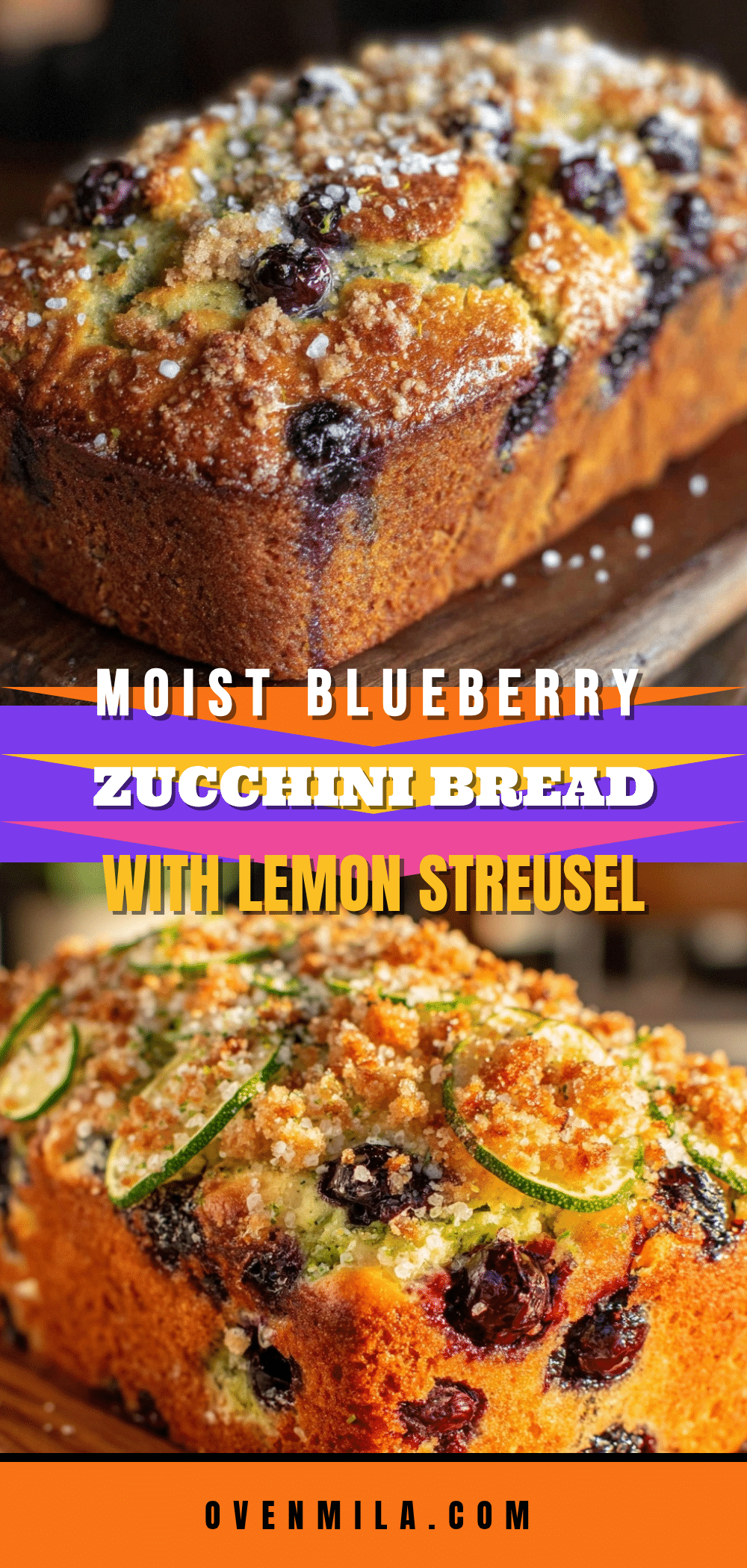 moist blueberry zucchini bread recipe