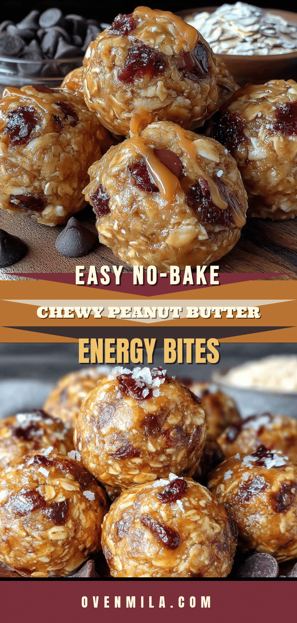 no-bake peanut butter energy bites recipe