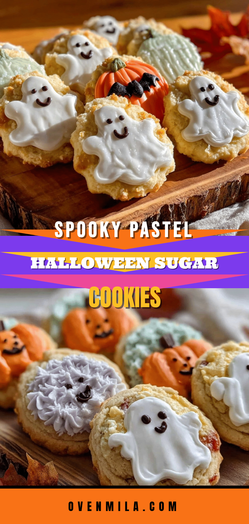 pastel halloween sugar cookies recipe