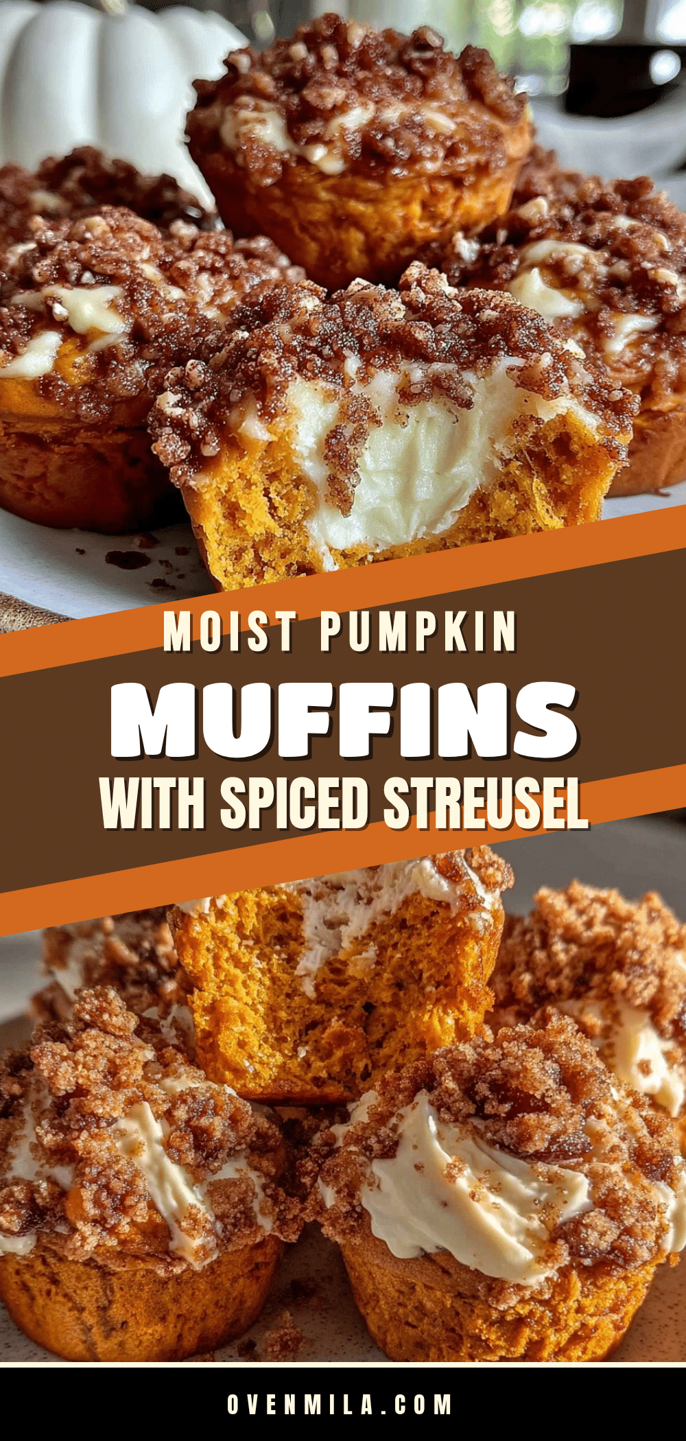 pumpkin cream cheese muffins recipe