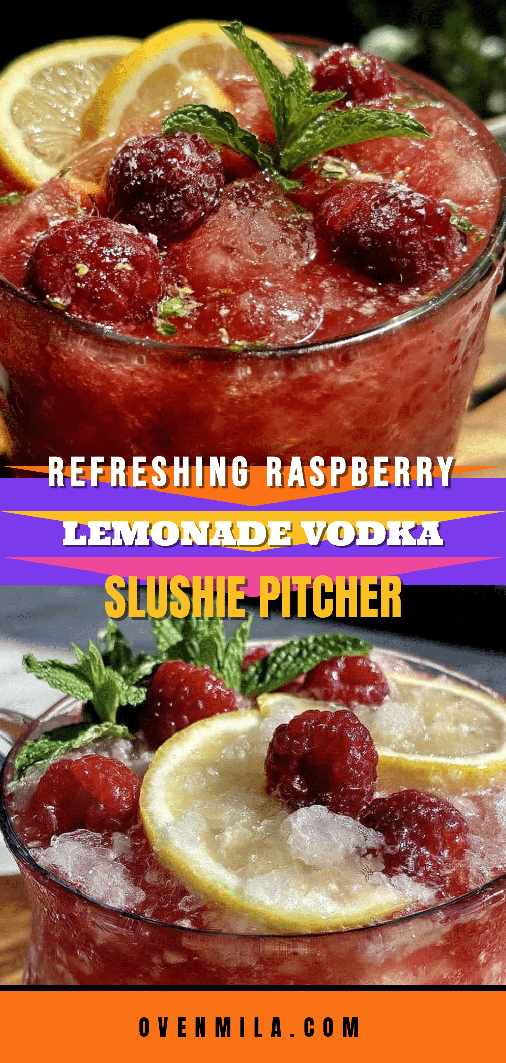 raspberry lemonade vodka slushie recipe
