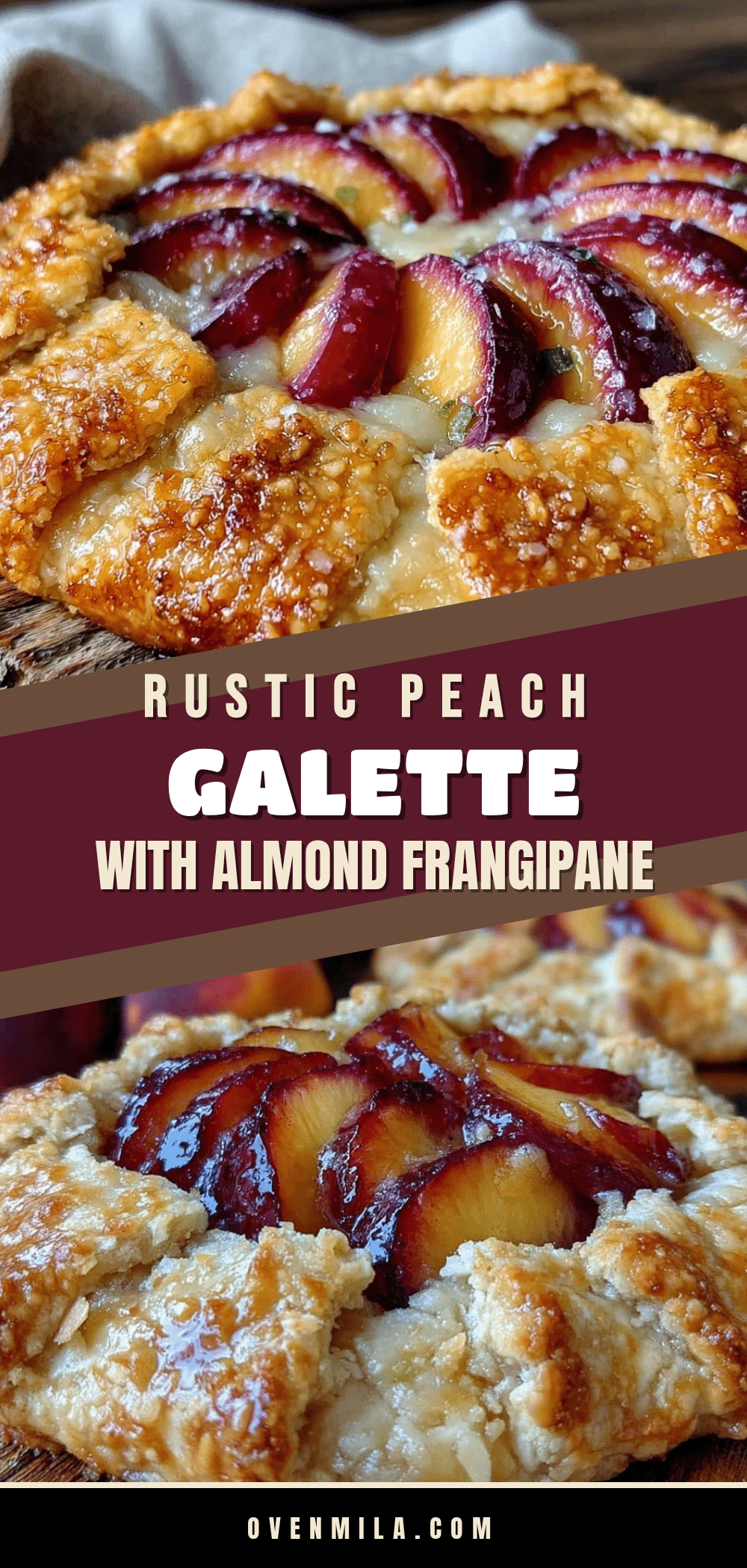 rustic stone fruit peach galette recipe