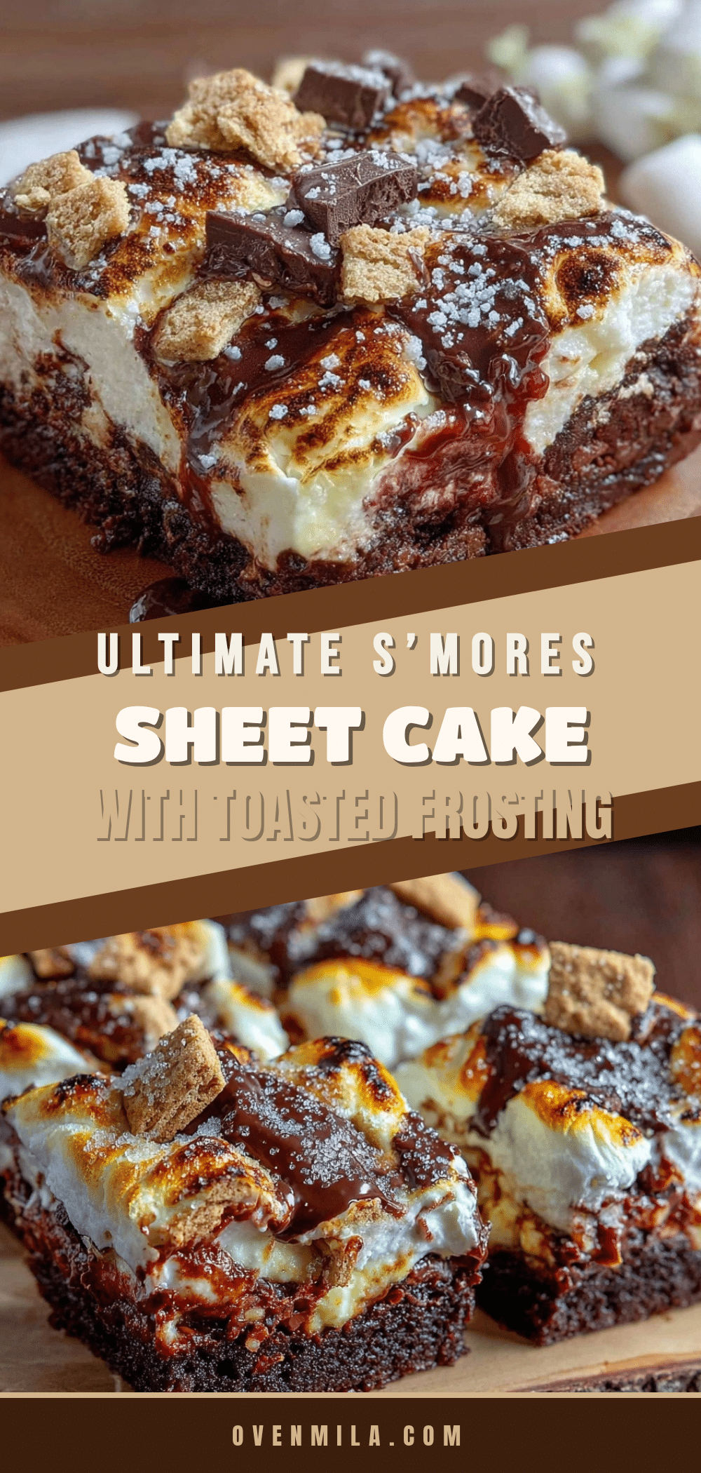 s’mores sheet cake recipe