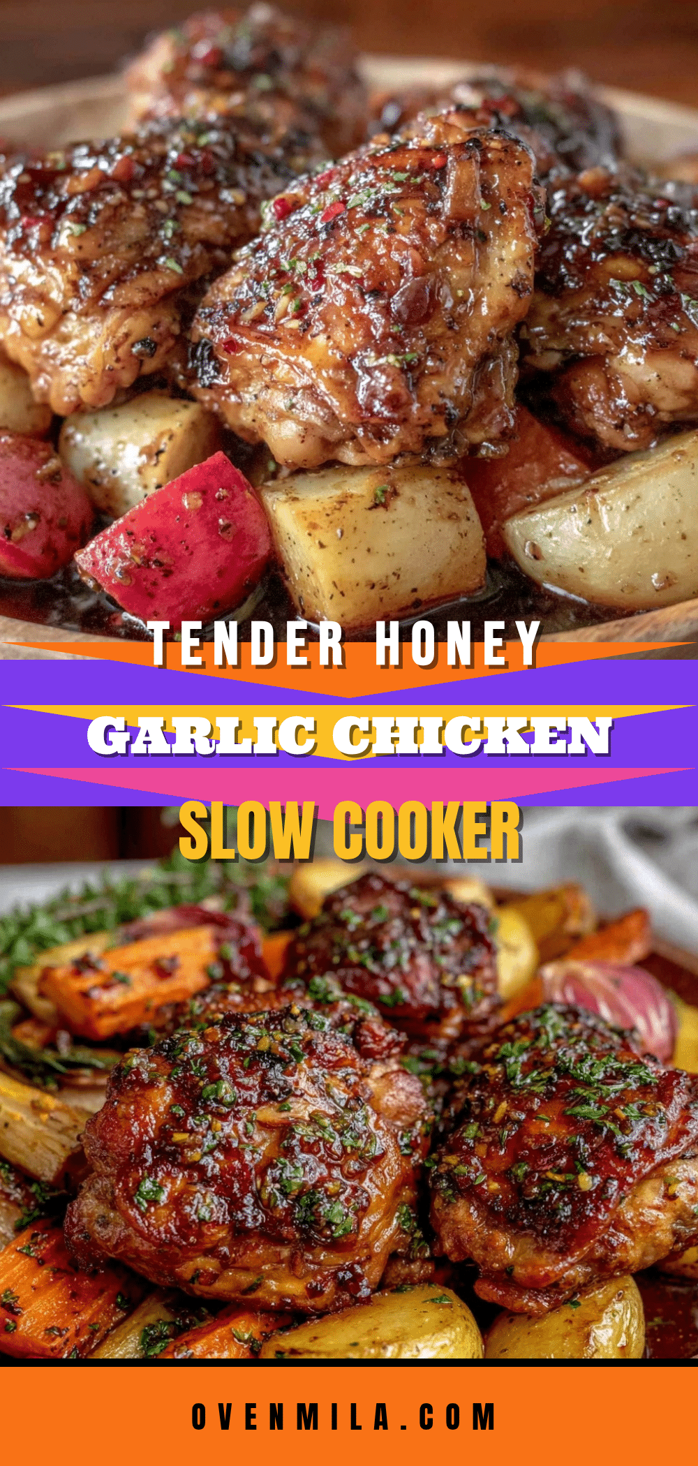 slow cooker honey garlic chicken thighs recipe
