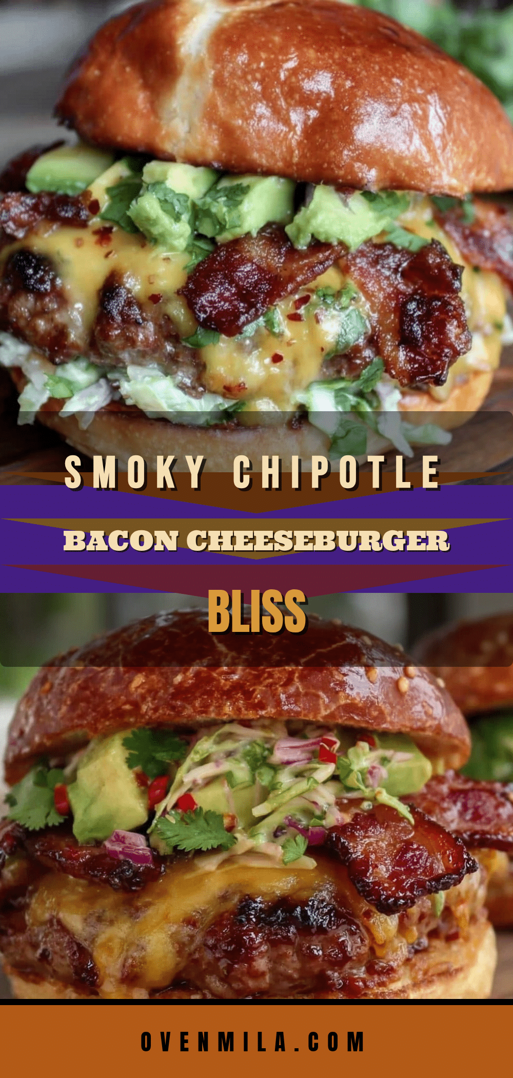 smoky chipotle bacon cheeseburger recipe