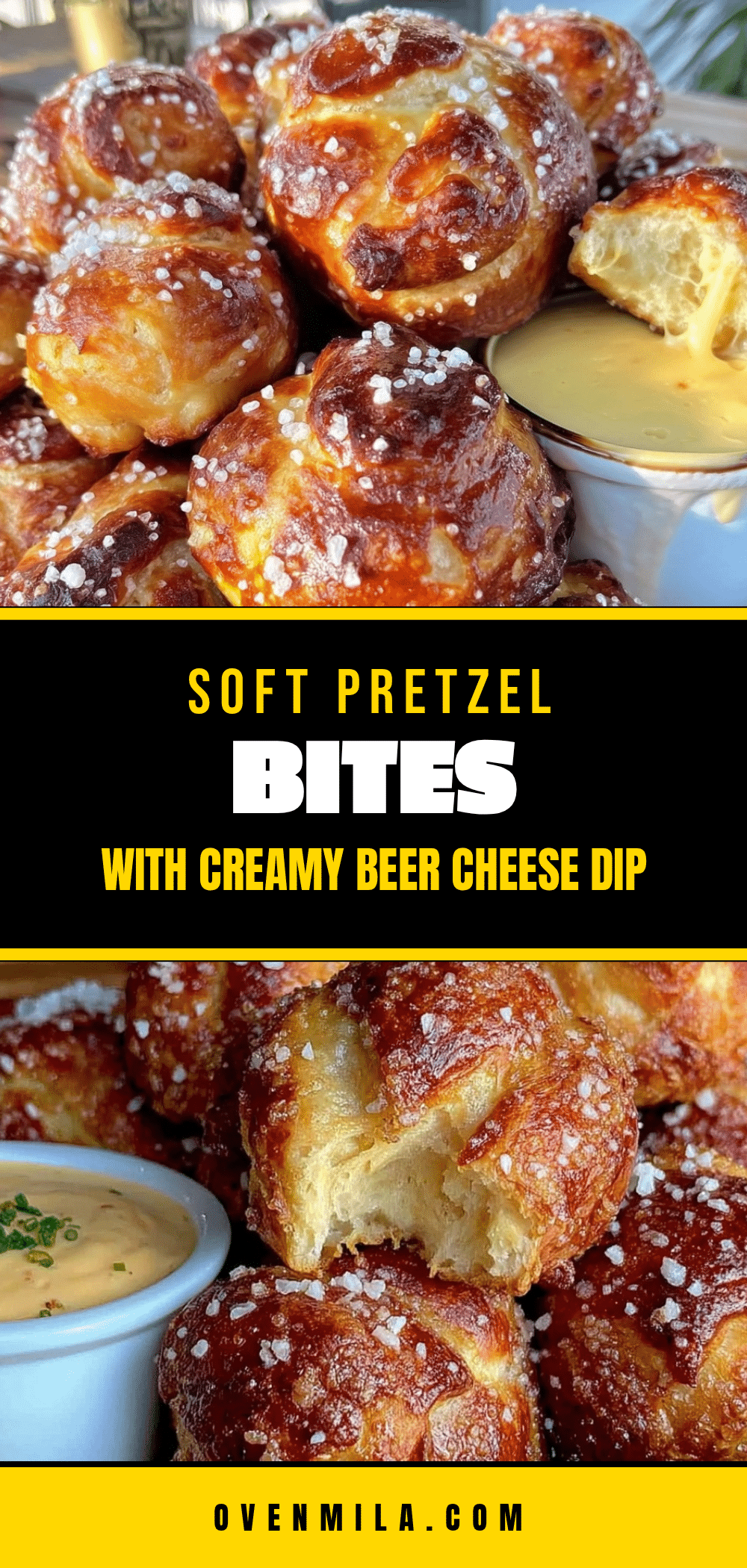 soft pretzel bites recipe