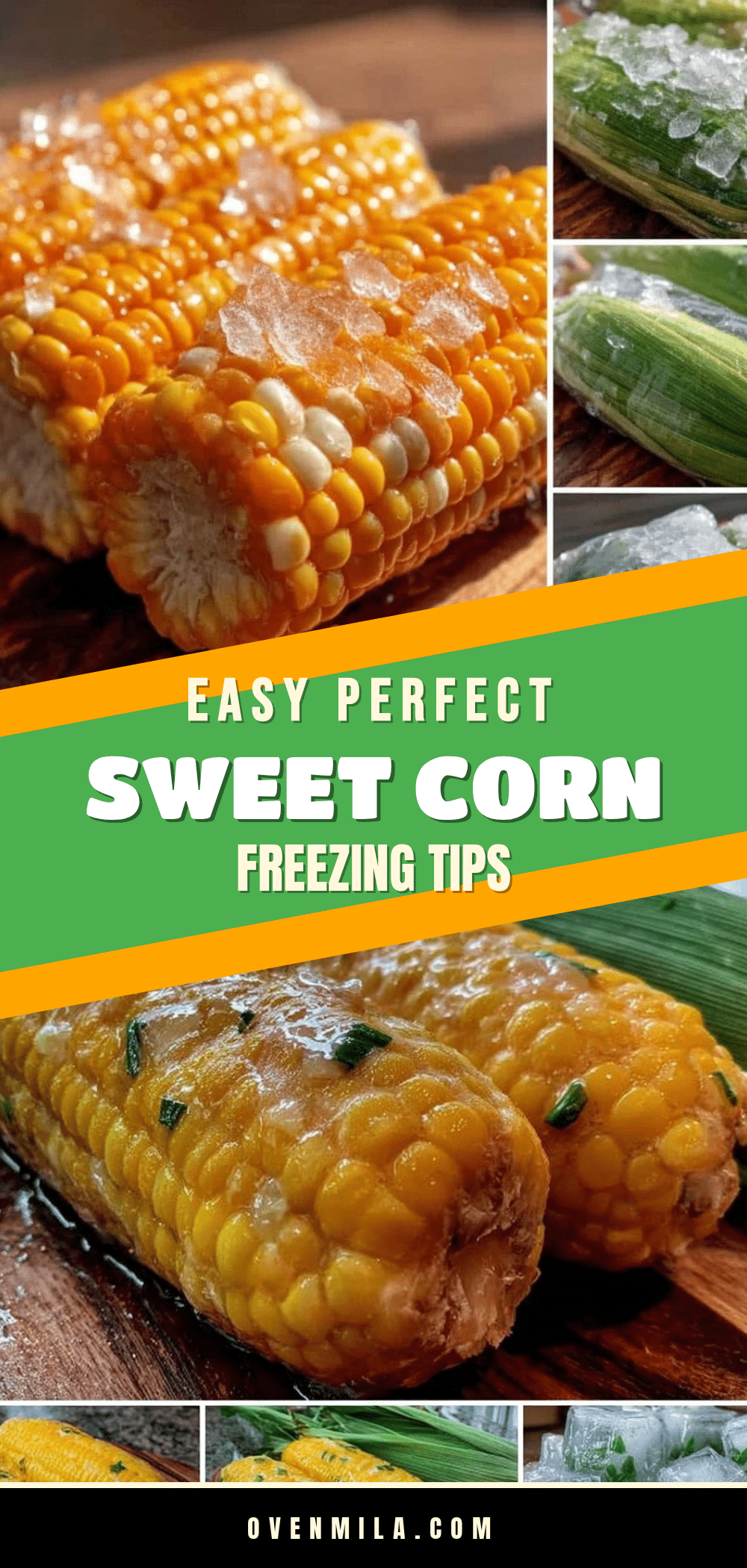 sweet corn on the cob freezing guide recipe