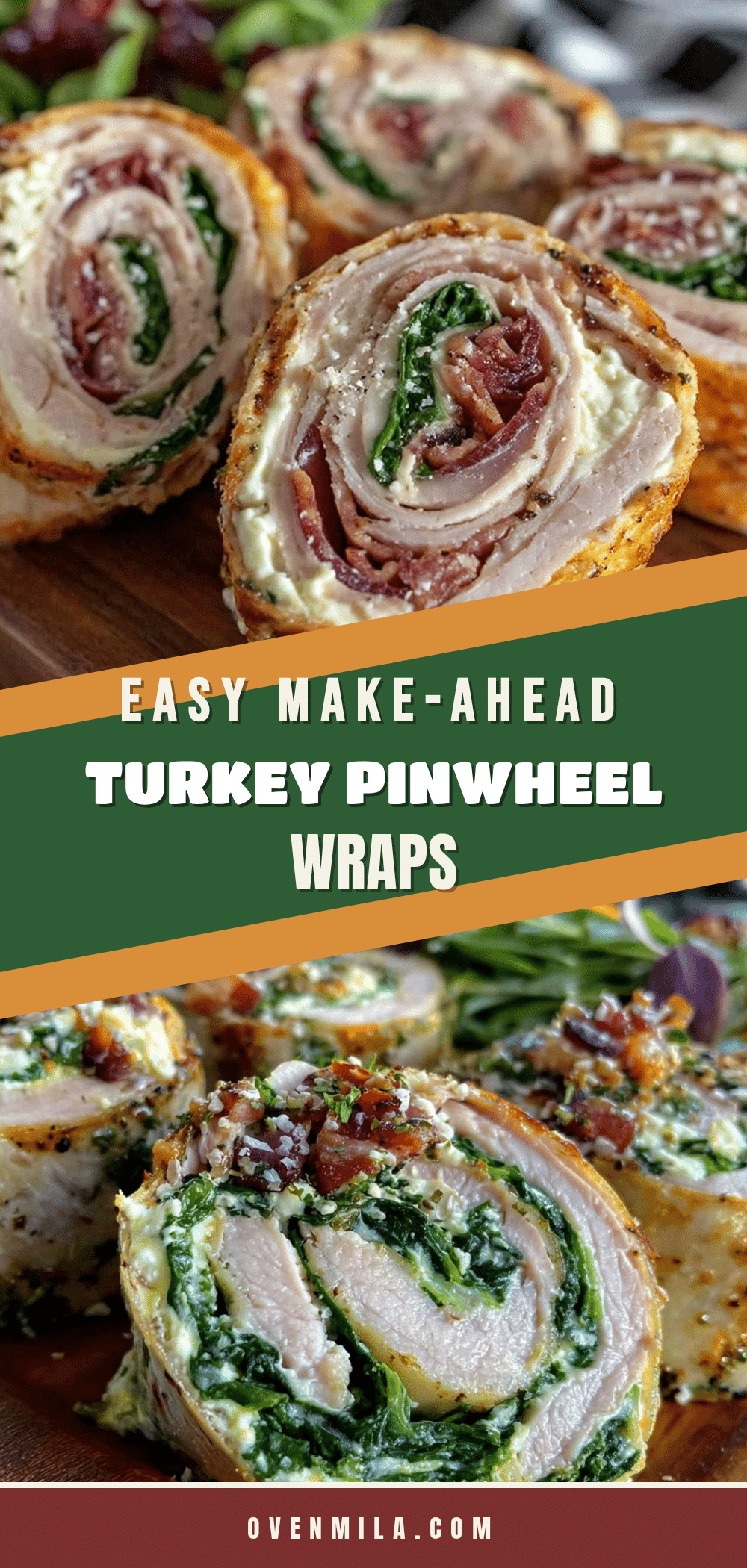 turkey pinwheel wraps recipe
