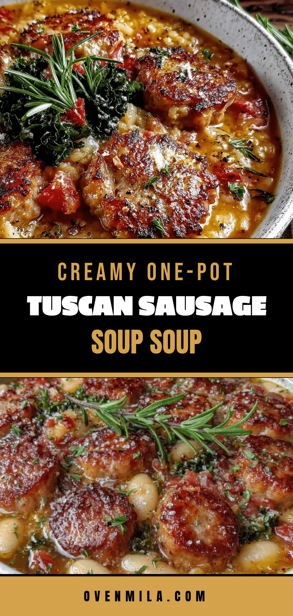 Tuscan White Bean and Sausage Soup recipe