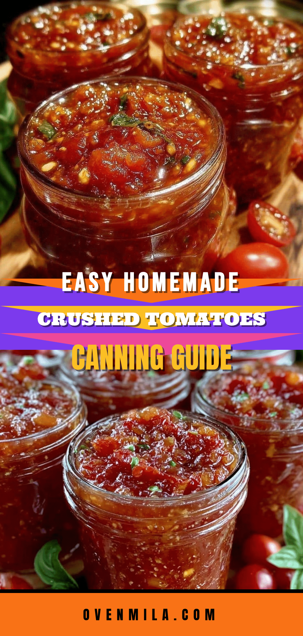 water bath canning crushed tomatoes recipe