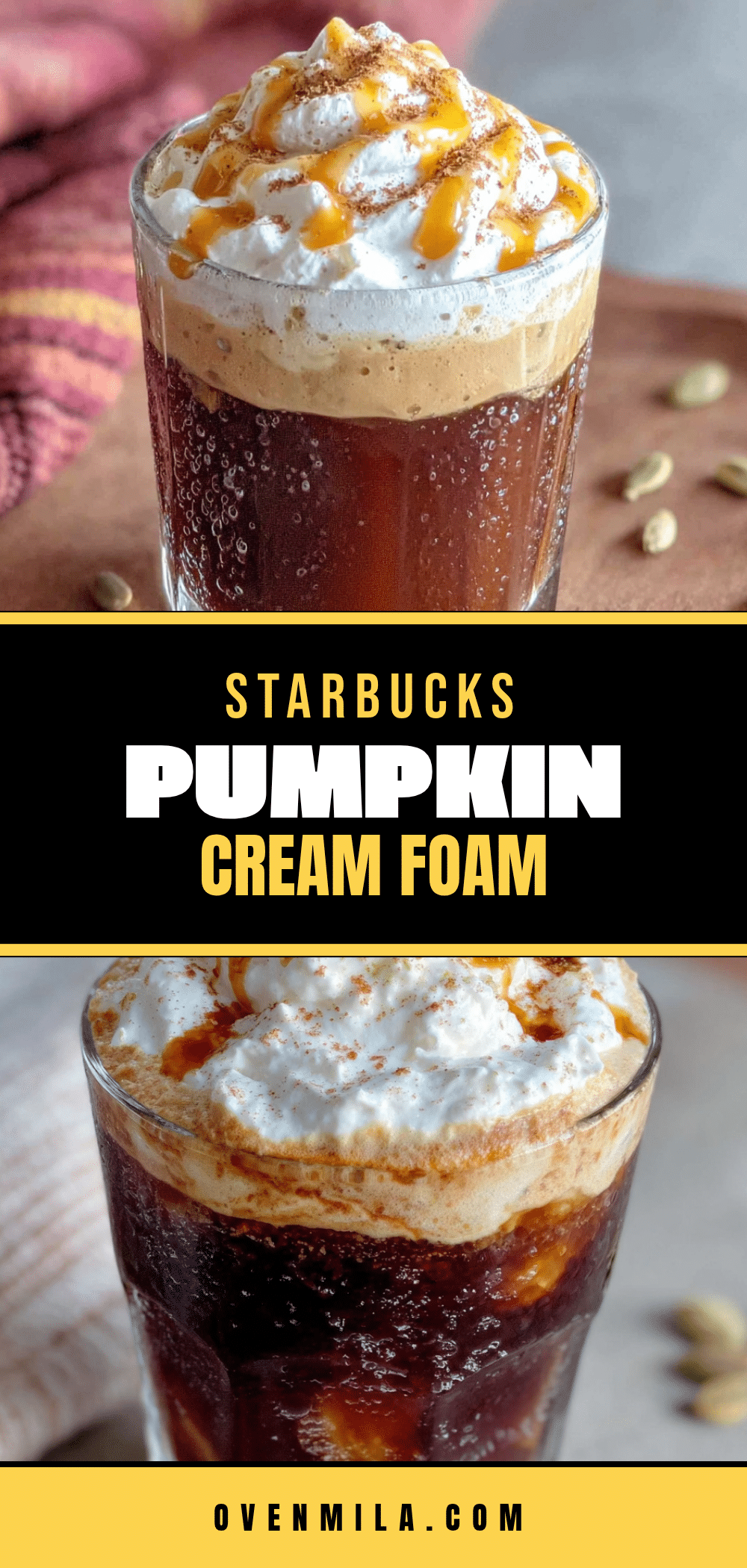 Copycat Pumpkin Cream Cold Foam recipe