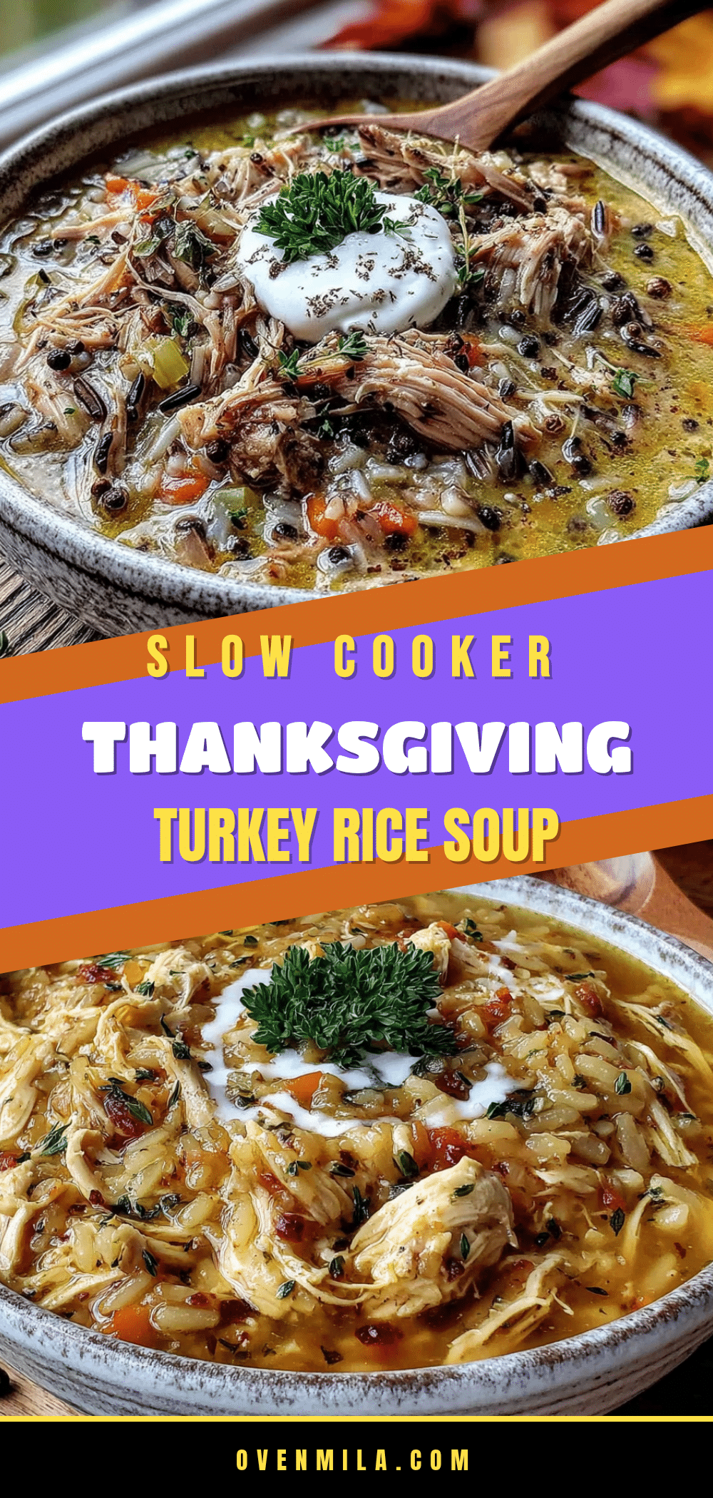 cozy slow cooker turkey and wild rice soup recipe