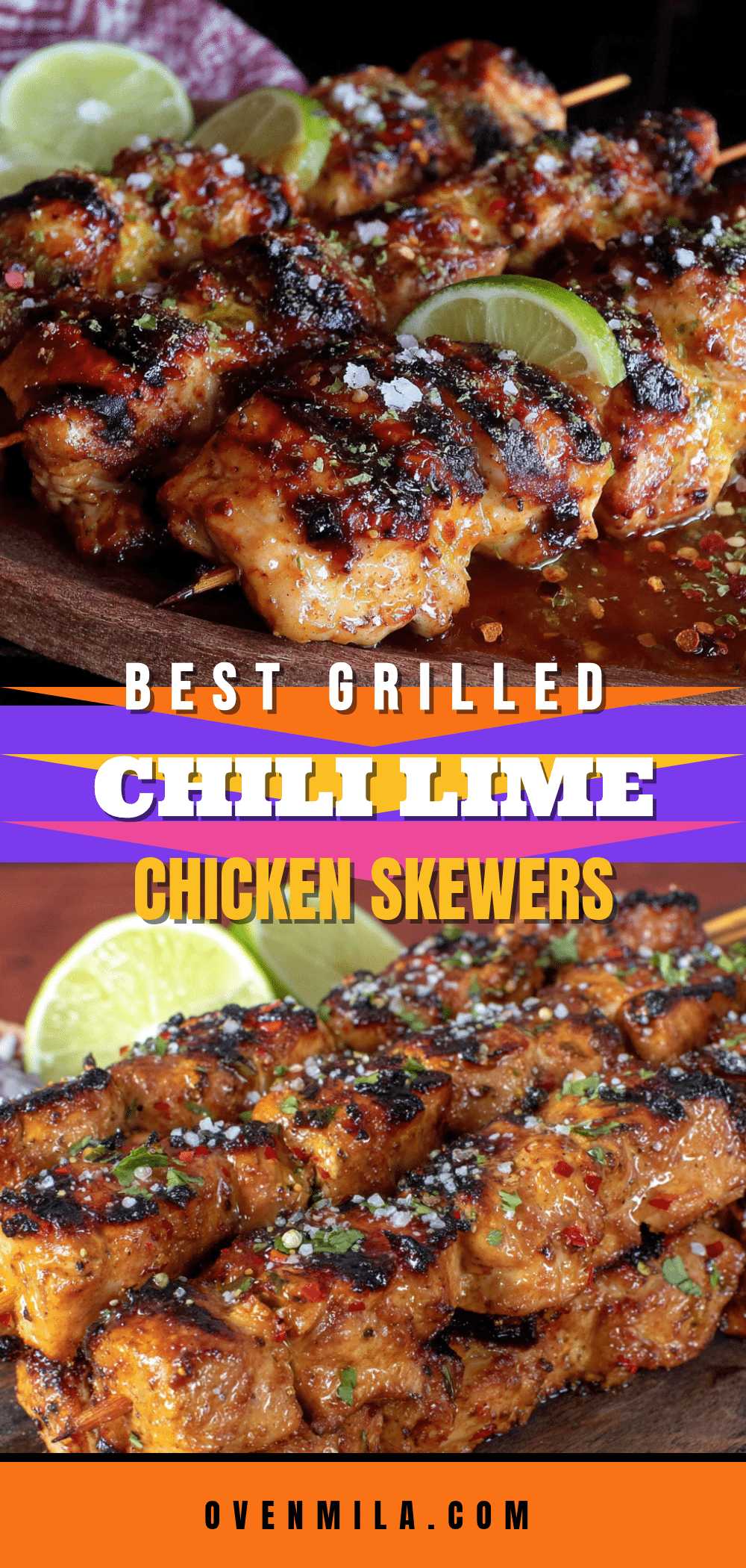 grilled chili lime chicken skewers recipe