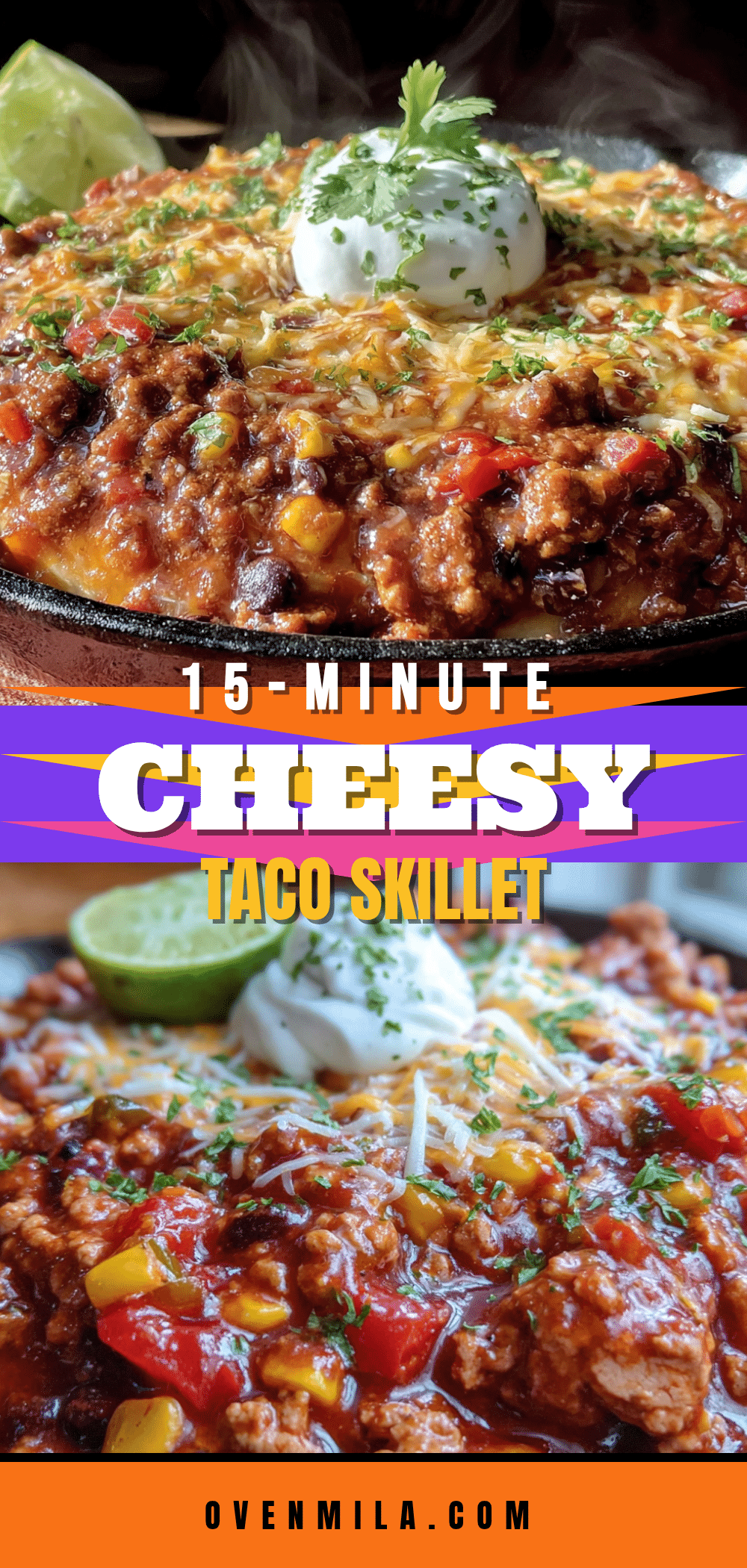 ground turkey taco skillet recipe