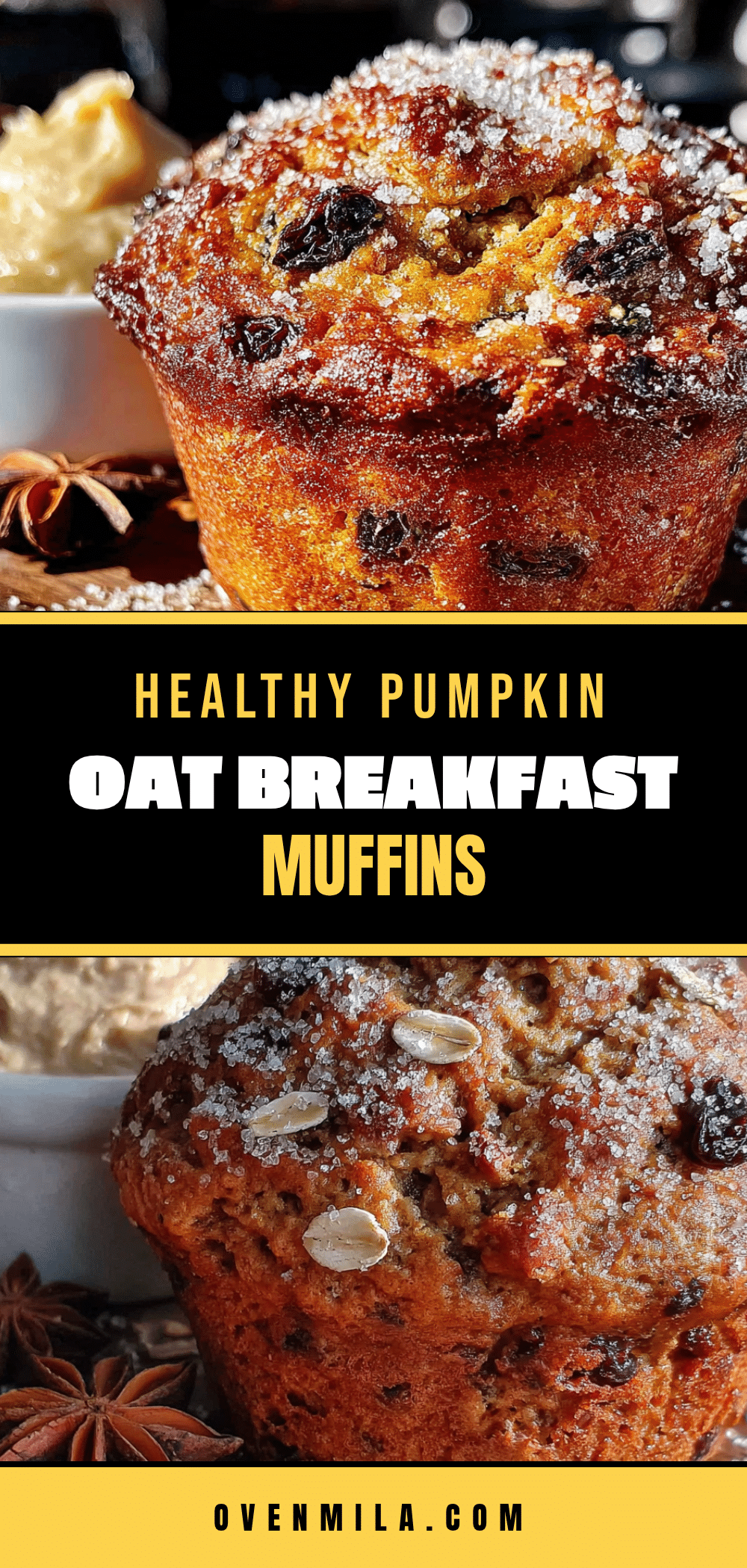 healthy pumpkin oat muffins recipe