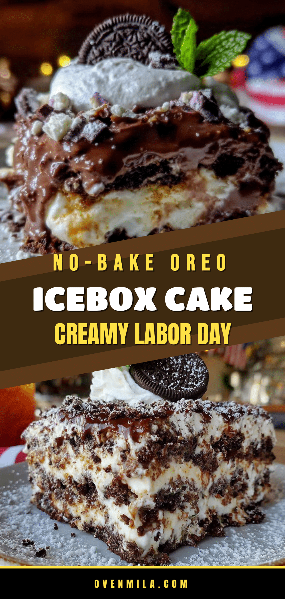 oreo icebox cake recipe