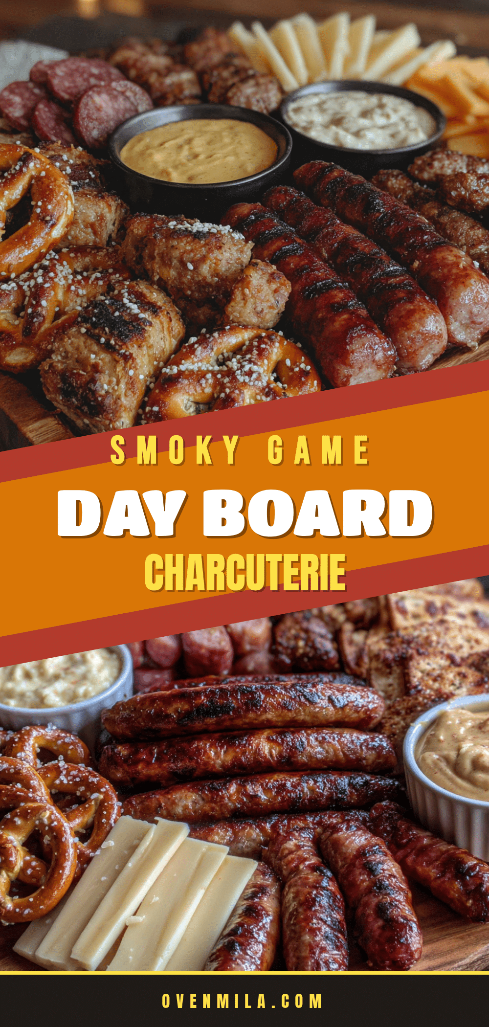 smoky football charcuterie board recipe