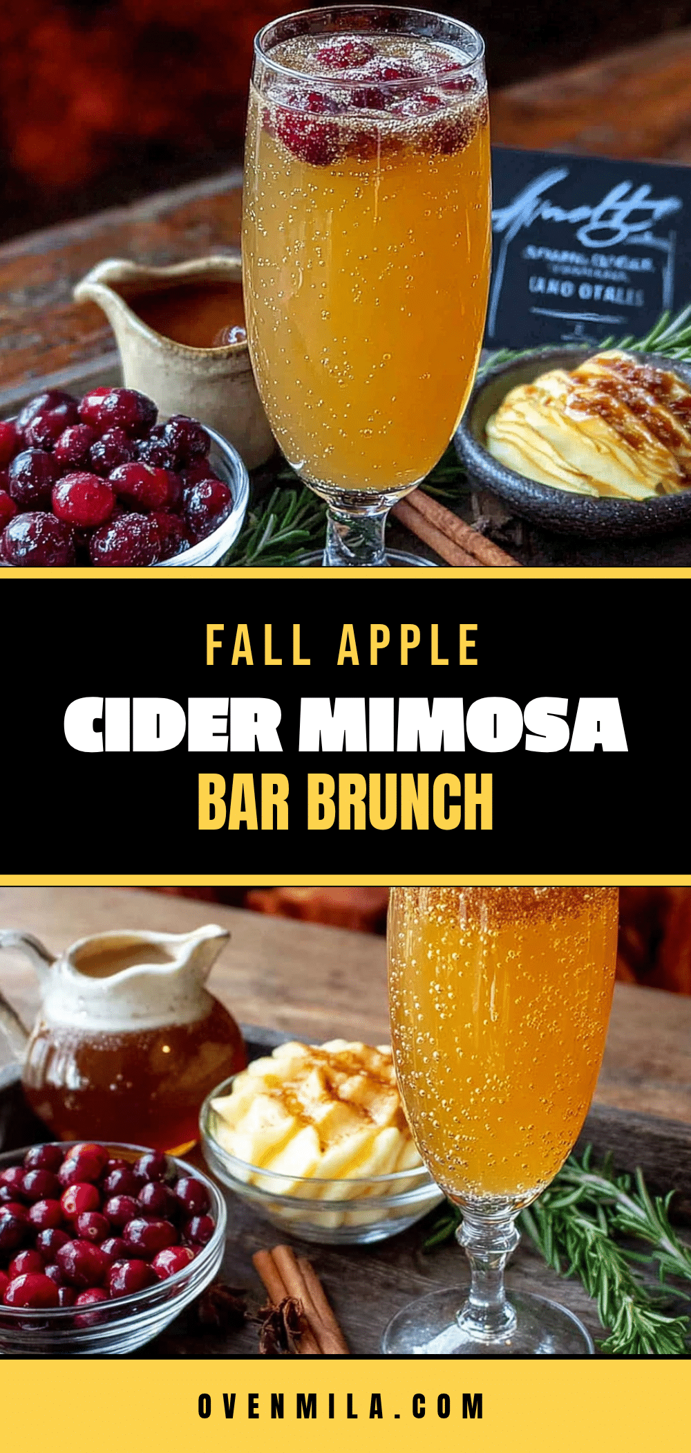 apple cider mimosa bar recipe