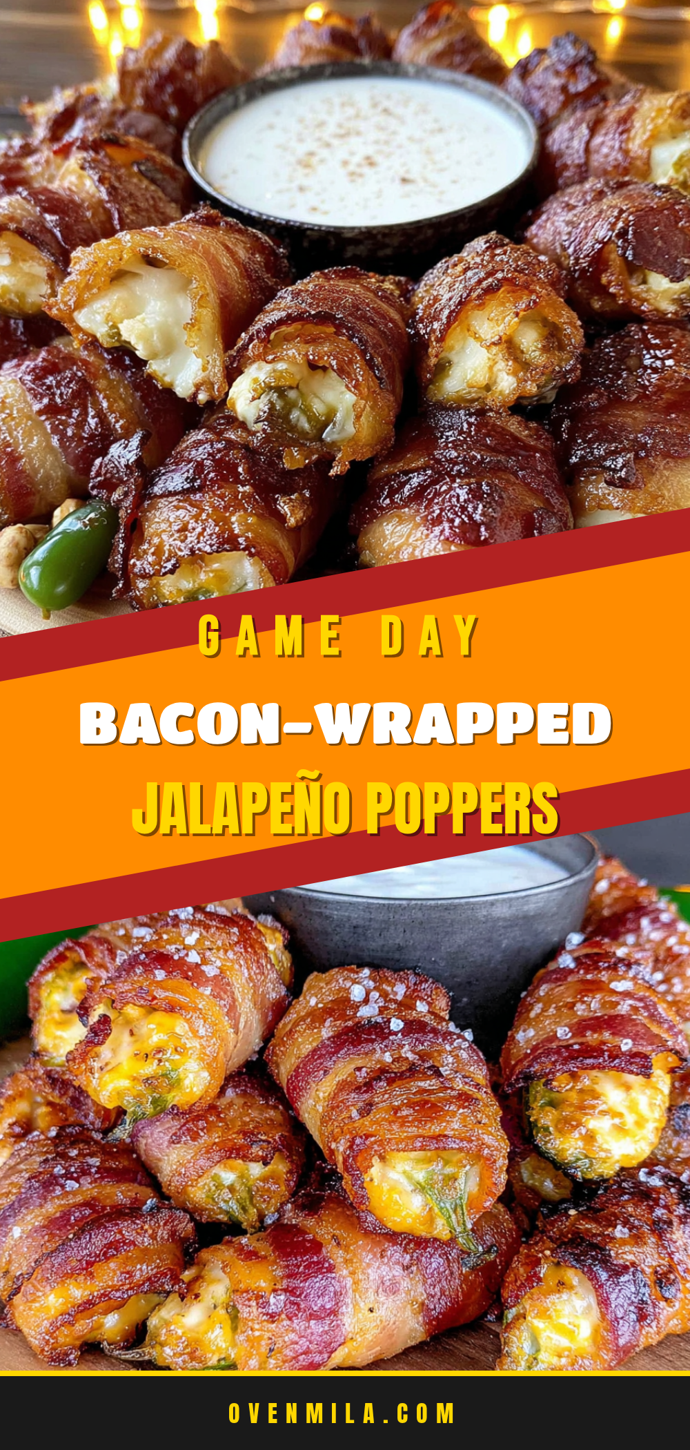 bacon-wrapped jalapeño poppers recipe