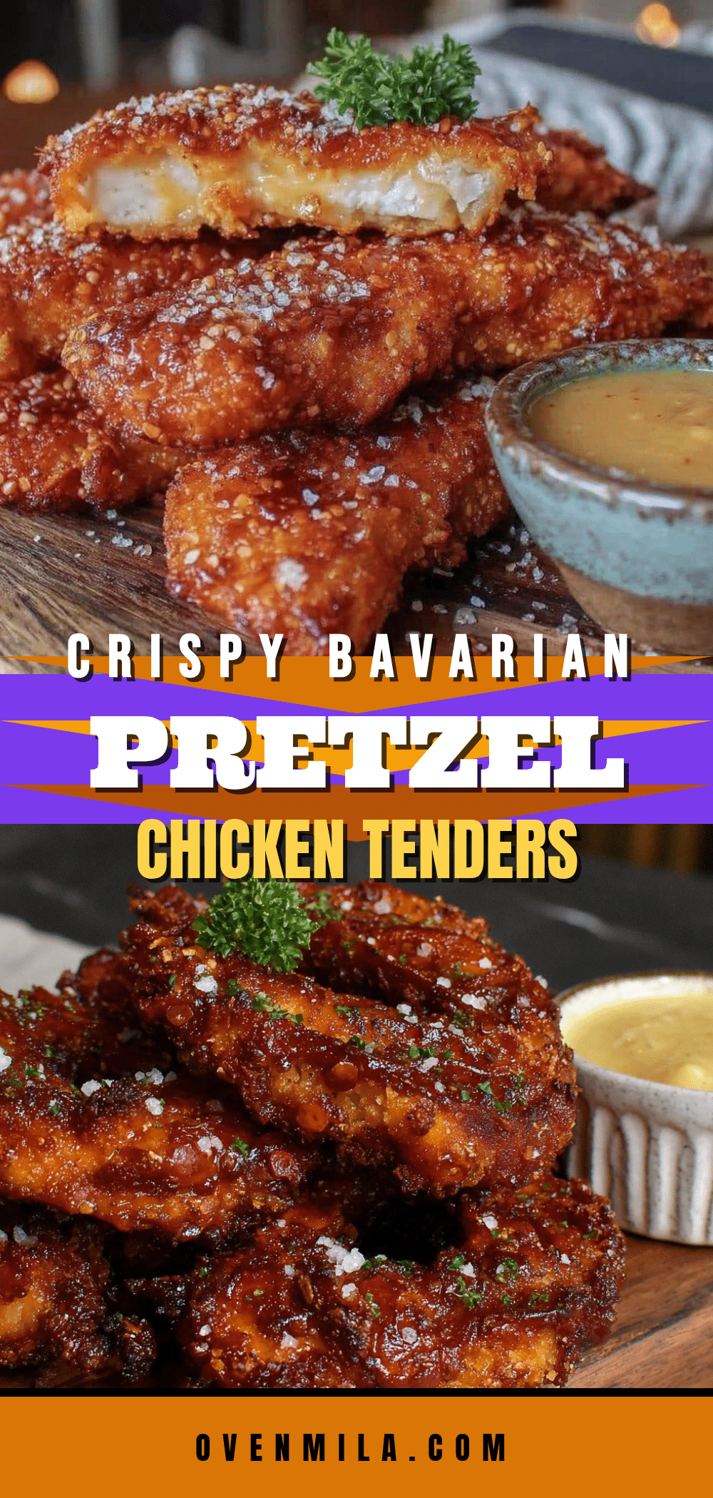 Bavarian Pretzel Chicken Tenders recipe