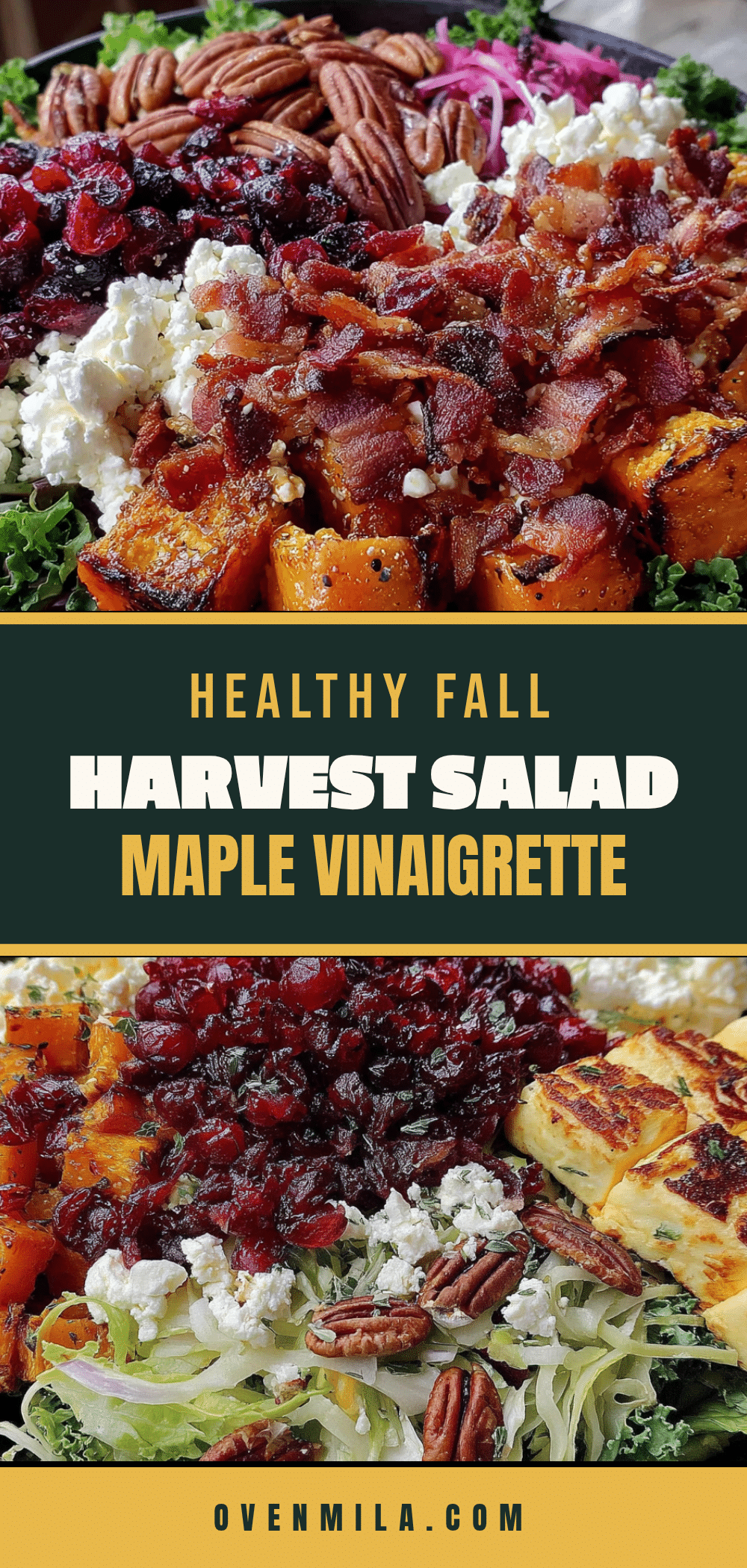 best fresh fall harvest salad with maple vinaigrette recipe