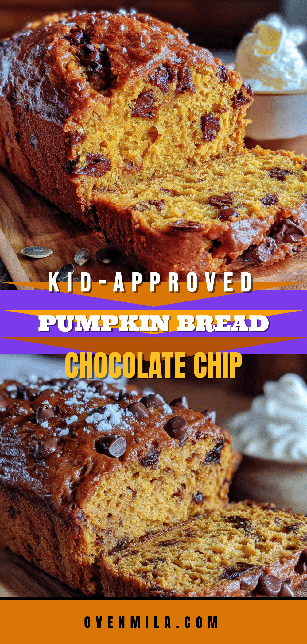 chocolate chip pumpkin banana bread recipe