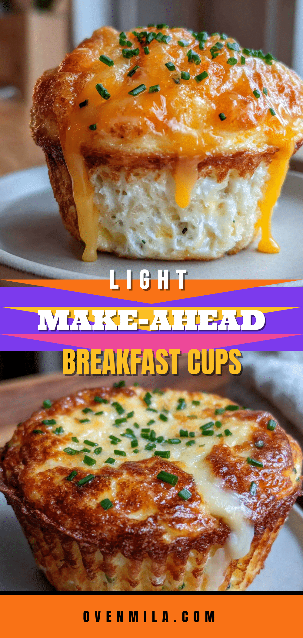 easy make-ahead egg and cheese muffin cups recipe