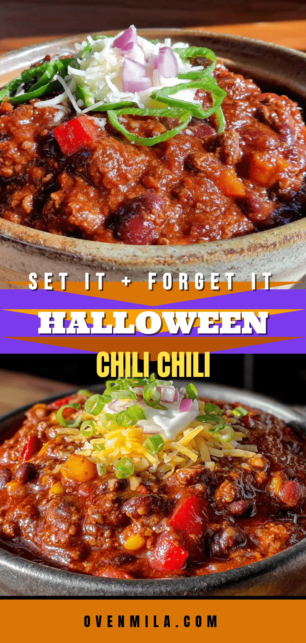 easy slow cooker halloween chili recipe