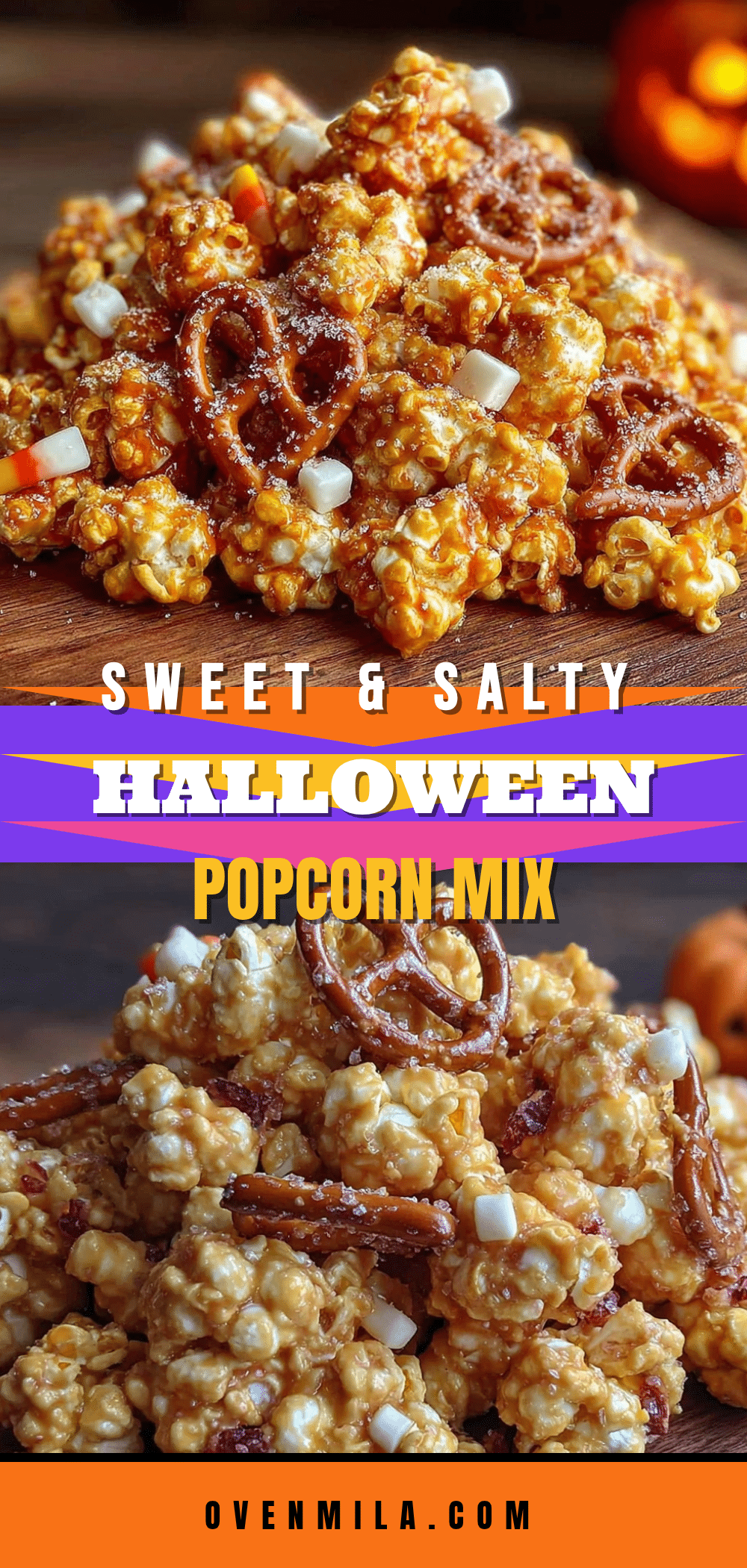 halloween popcorn mix recipe