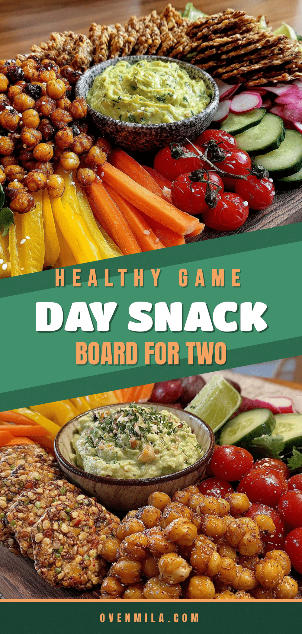 healthy game day snack board for two recipe